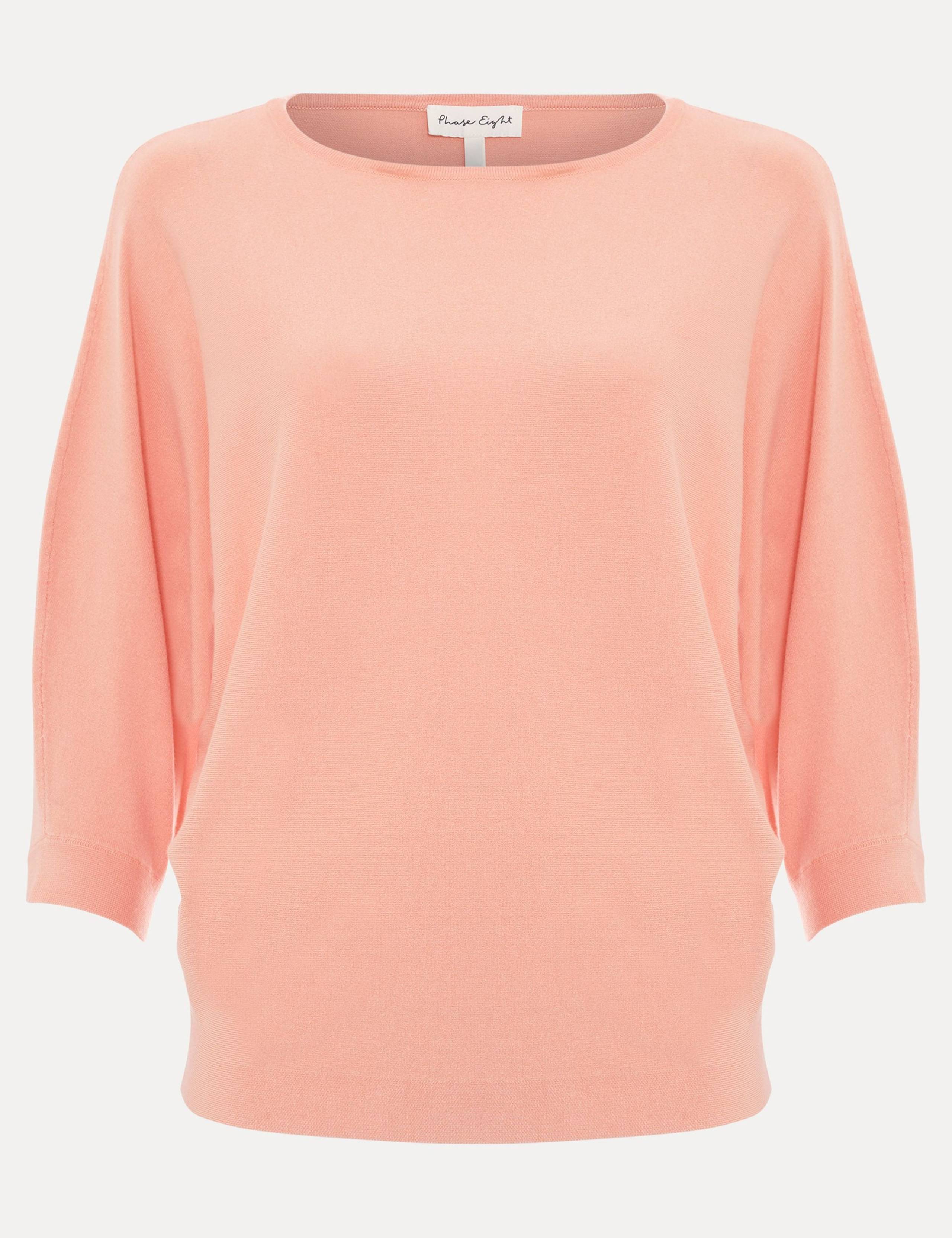 Round Neck Batwing Sleeve Jumper