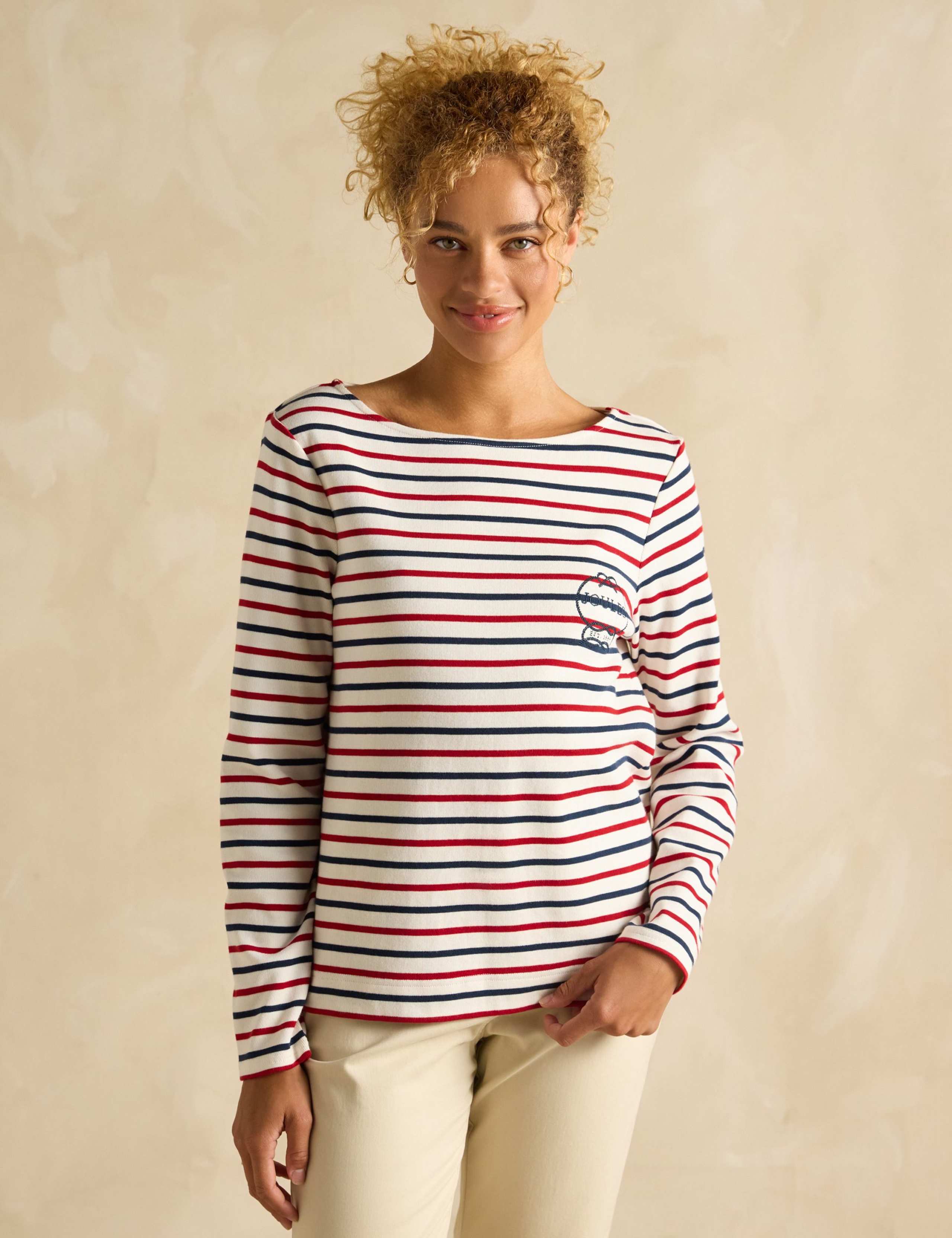 Pure Cotton Striped Top