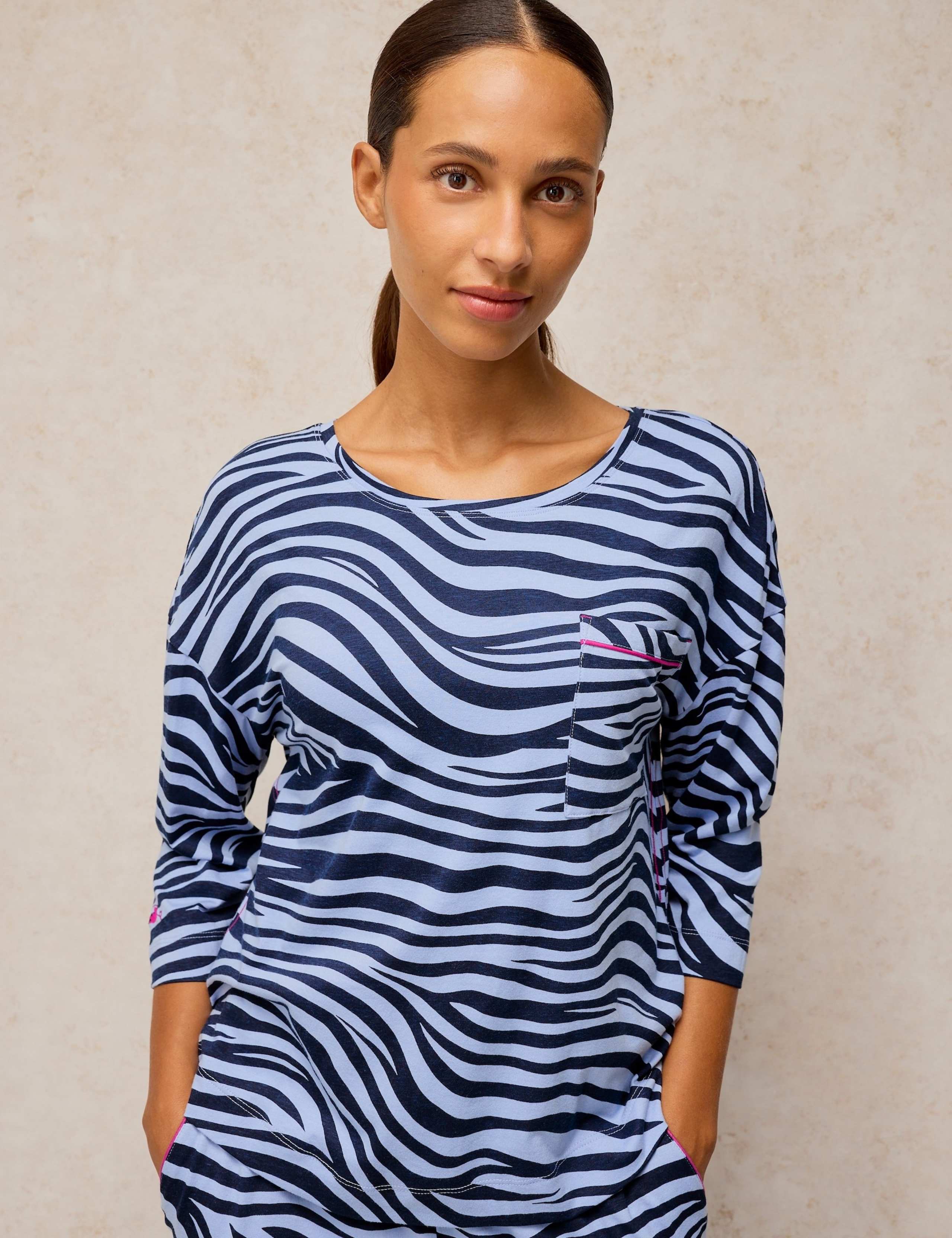 Cotton Rich Printed Boxy T-Shirt