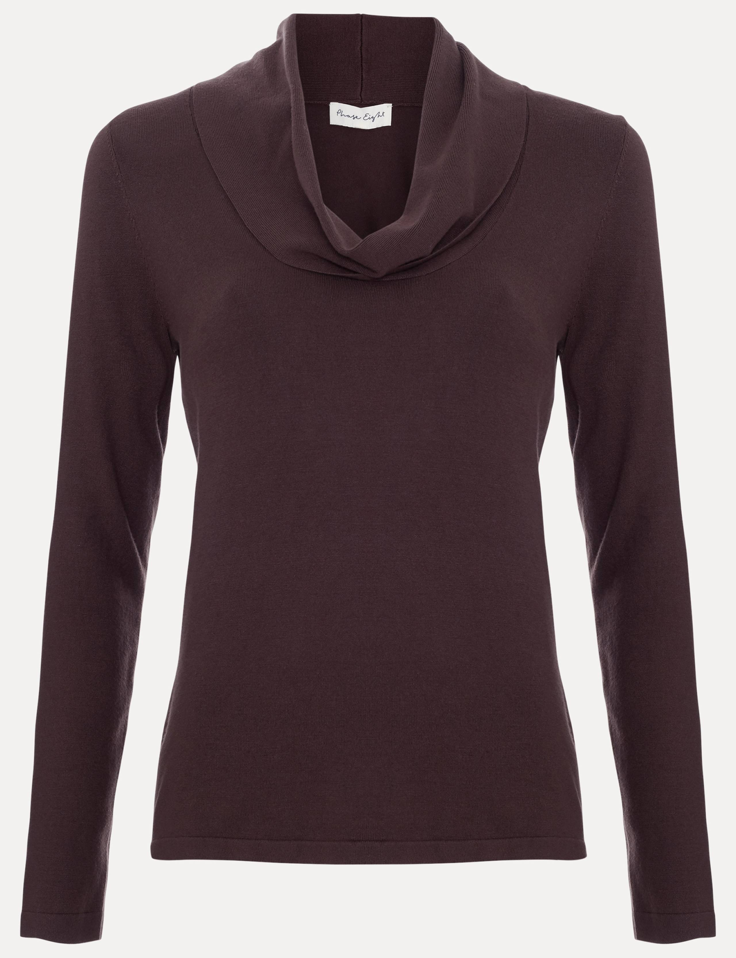 Cowl Neck Knitted Top