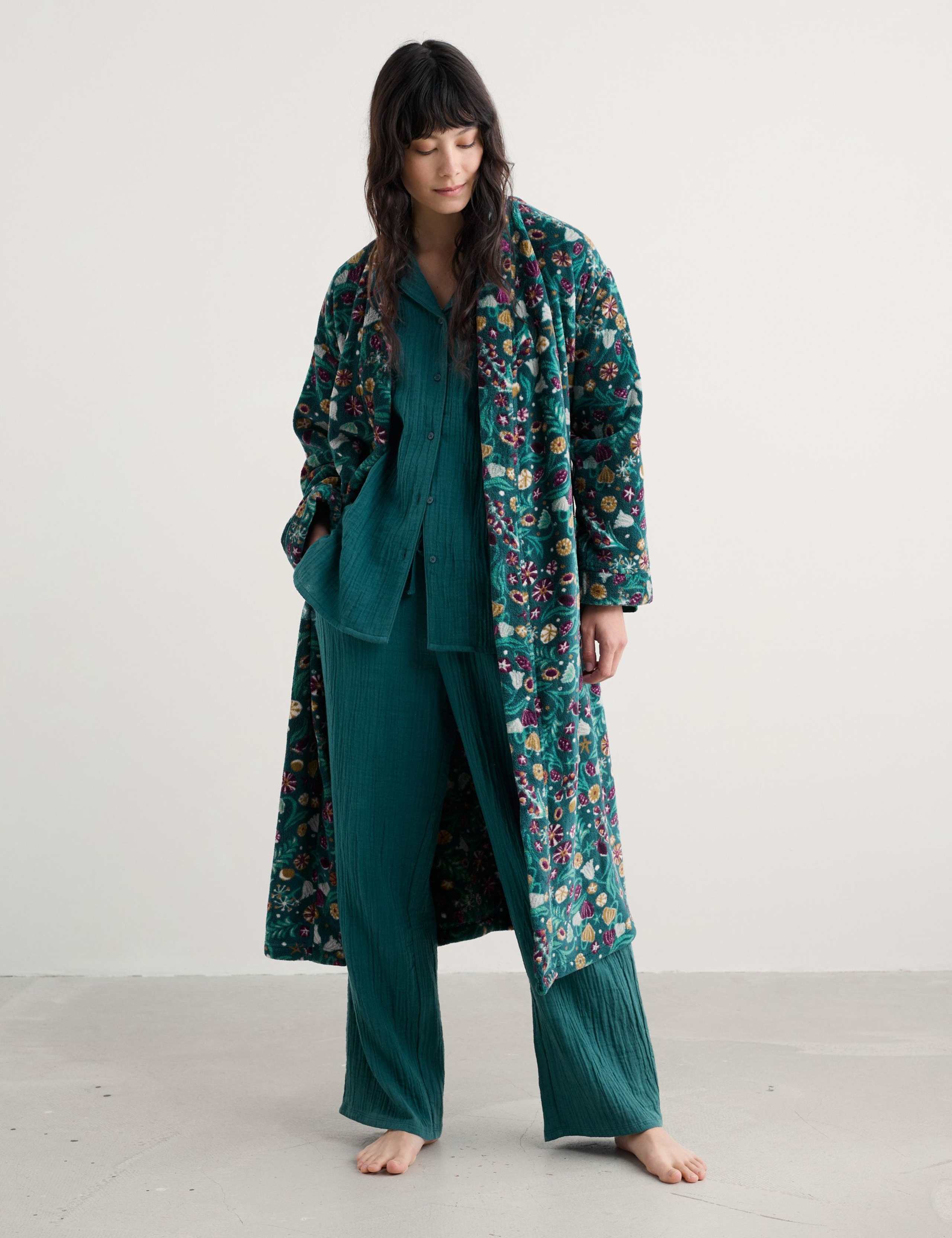 Floral Dressing Gown