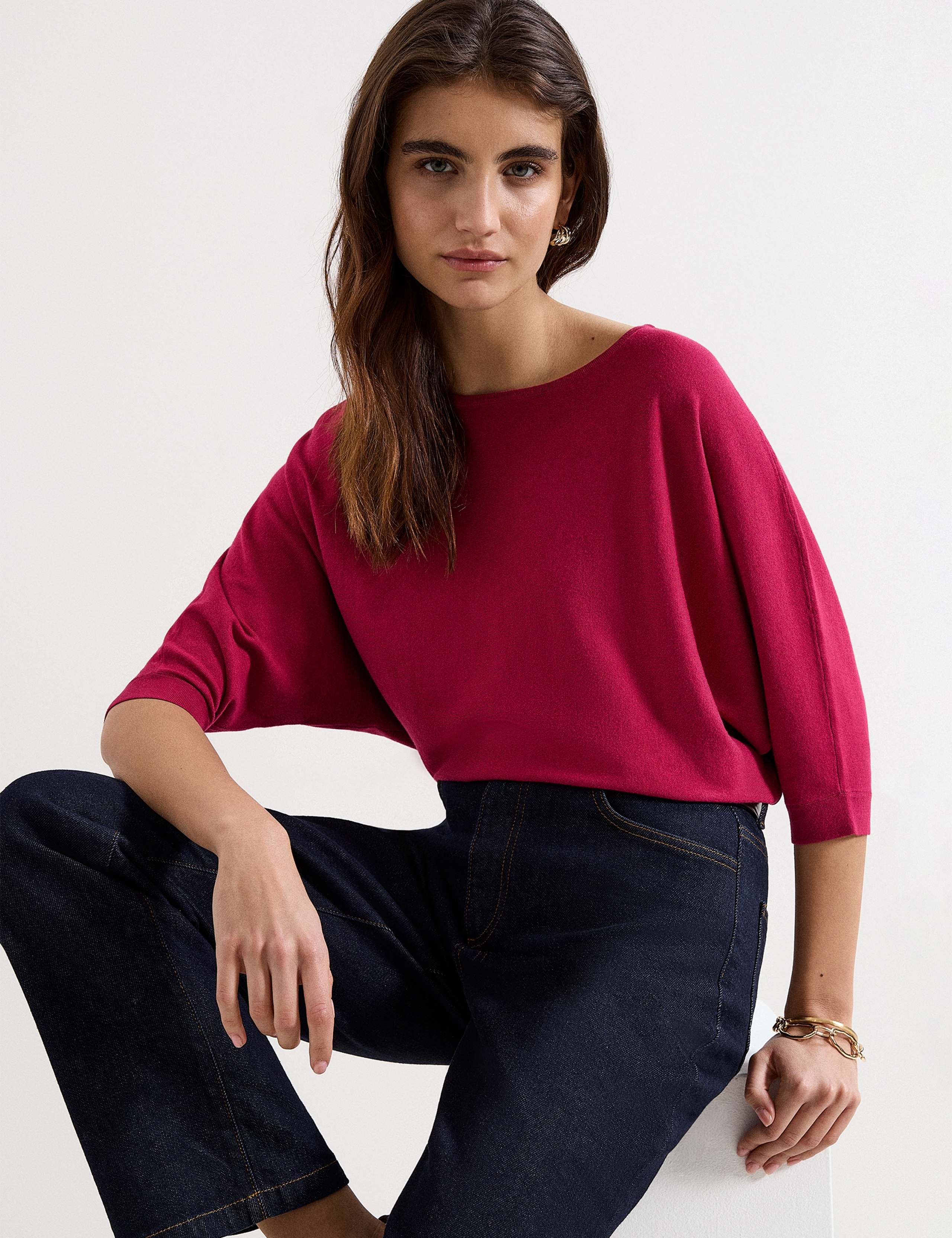 Slash Neck Jumper