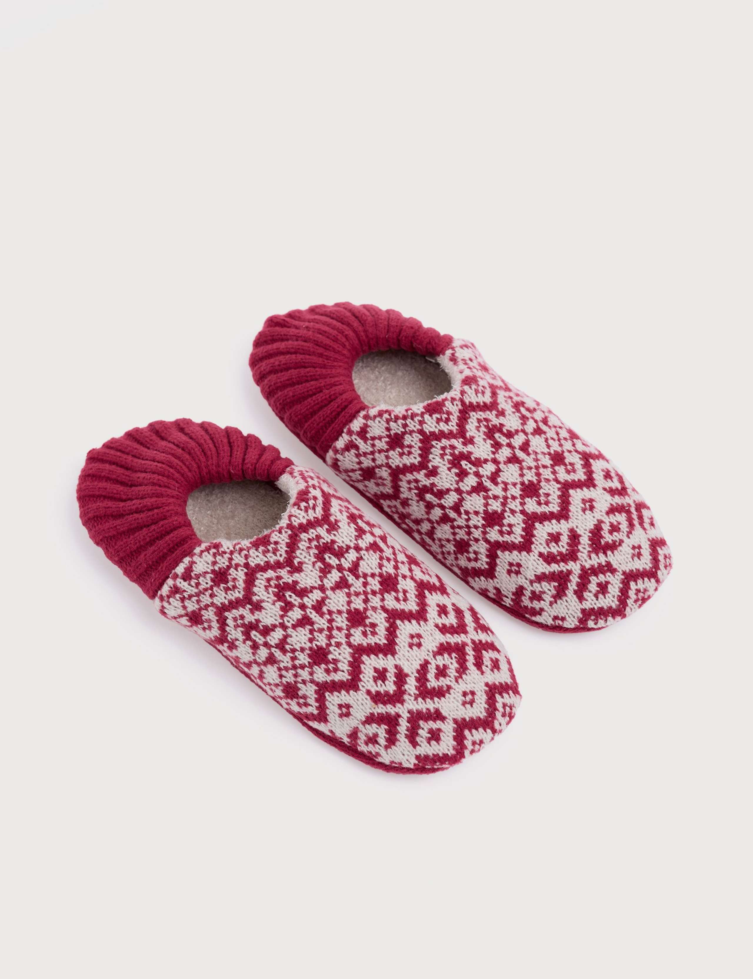 Fair Isle Slippers