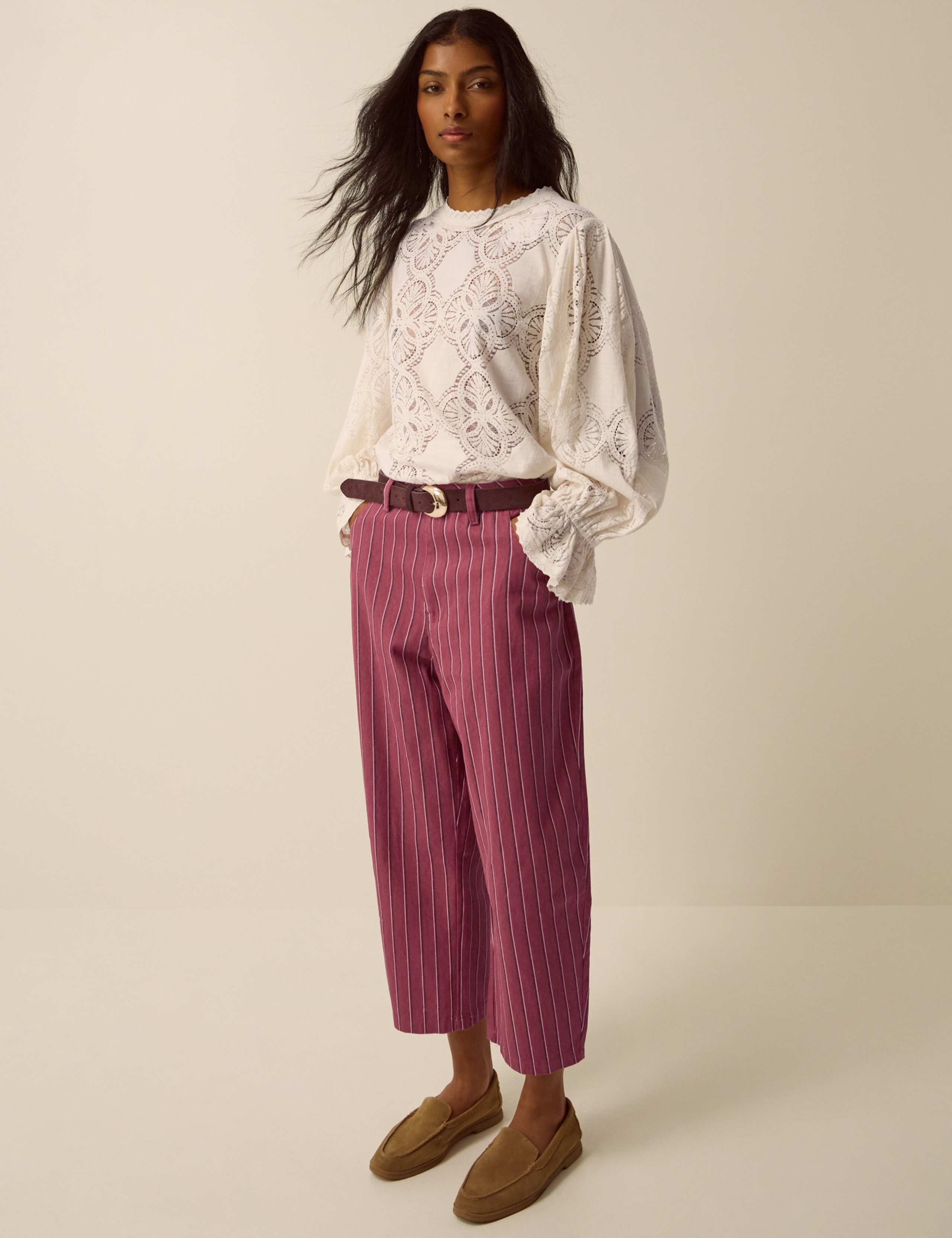 Lace Round Neck Top