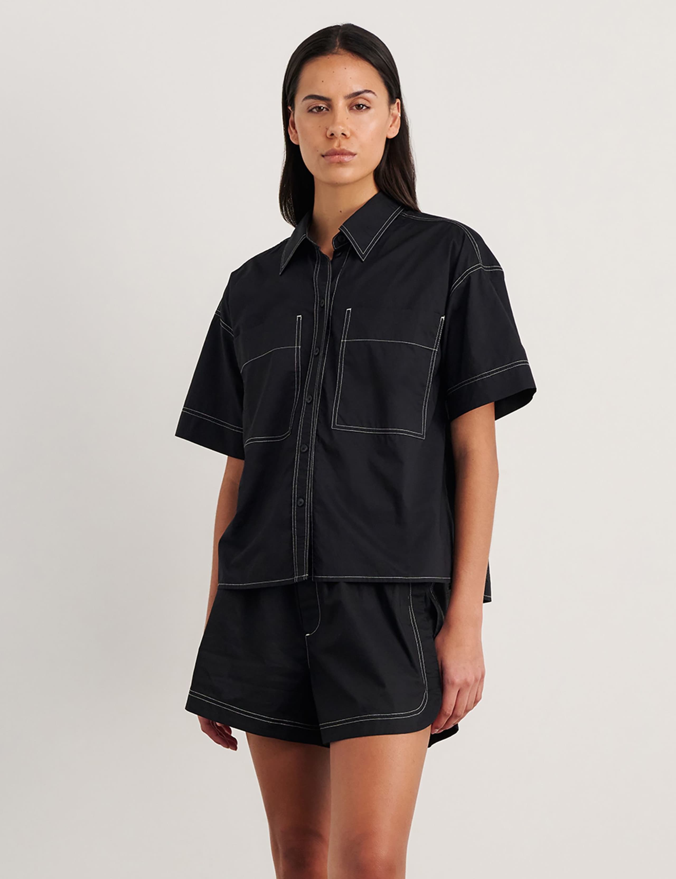 Pure Cotton Relaxed Shirt