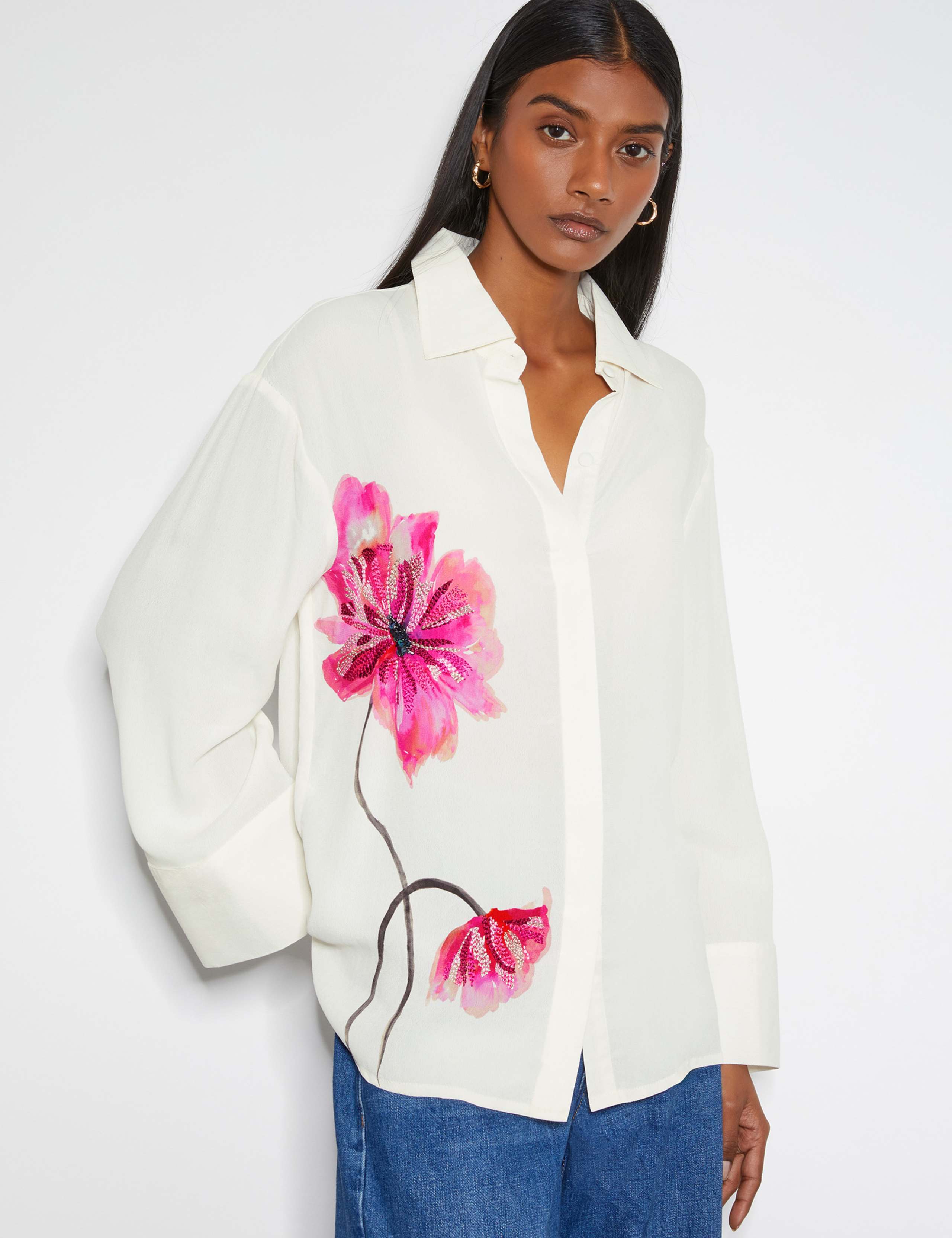 Floral Collared Shirt