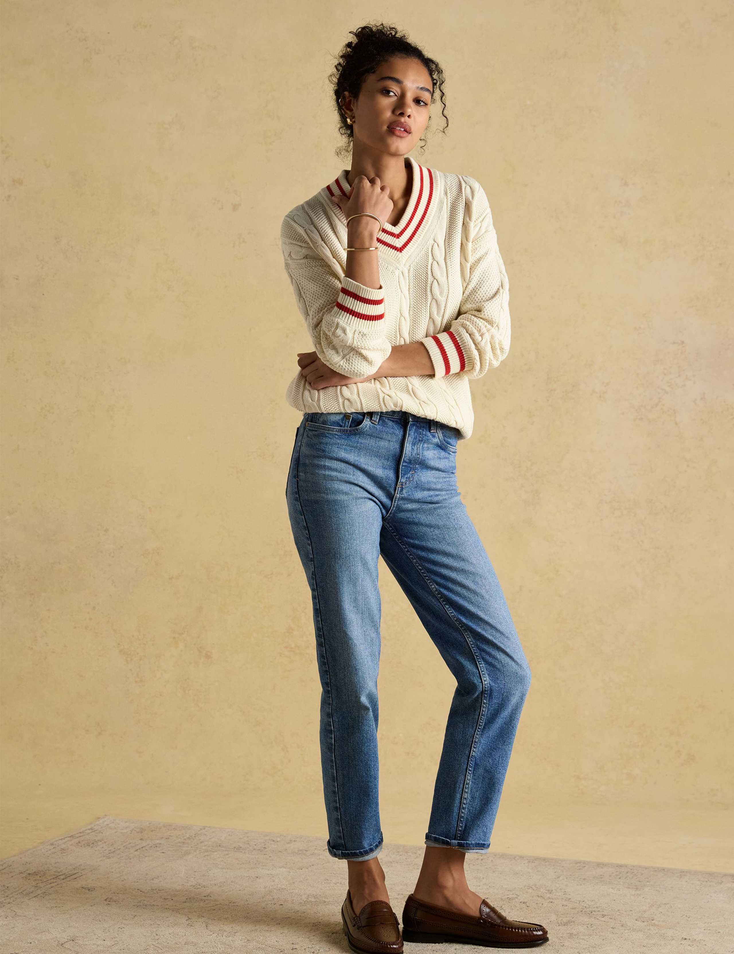 Pure Cotton Cable Knit Jumper