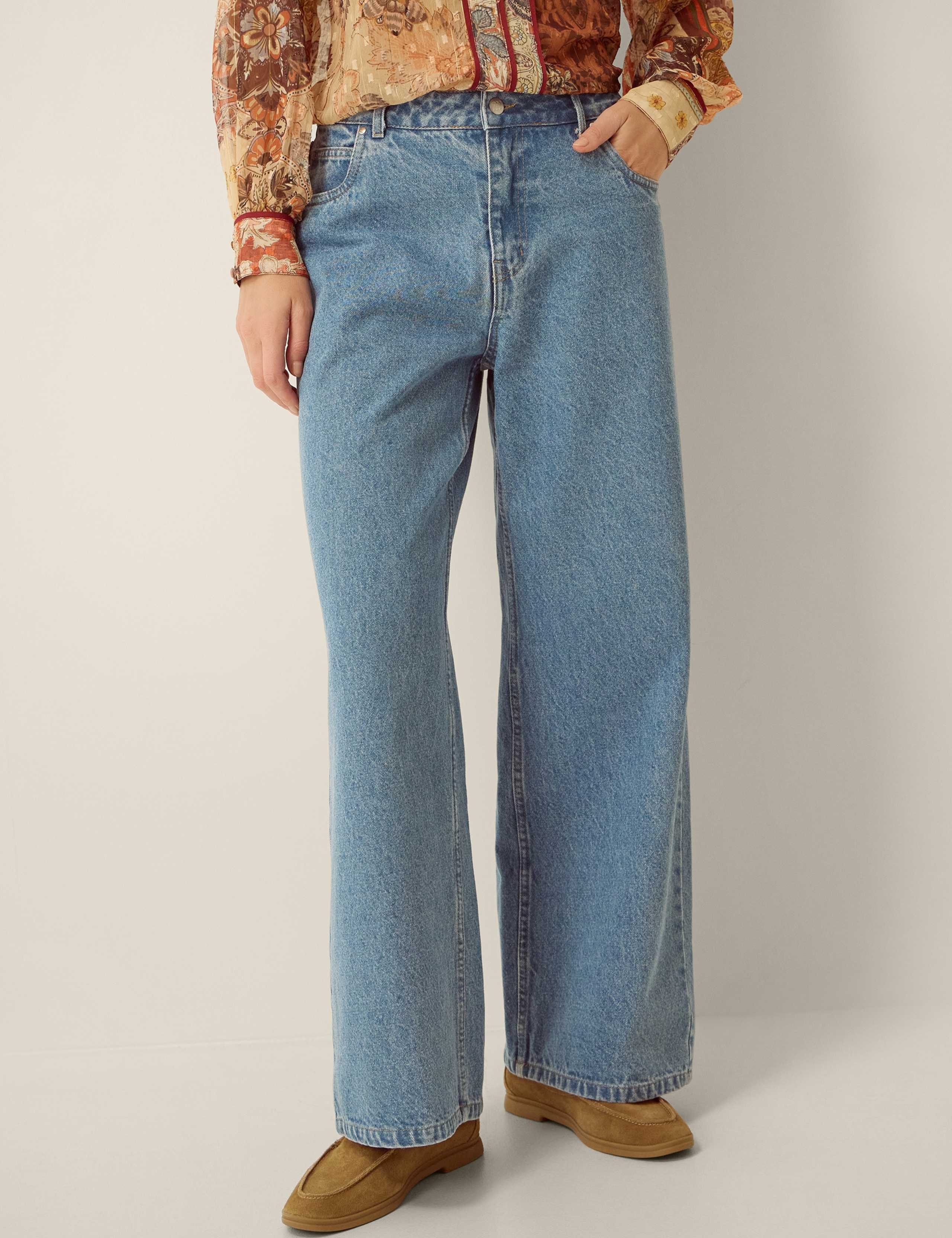 High Waisted Wide Leg Jeans