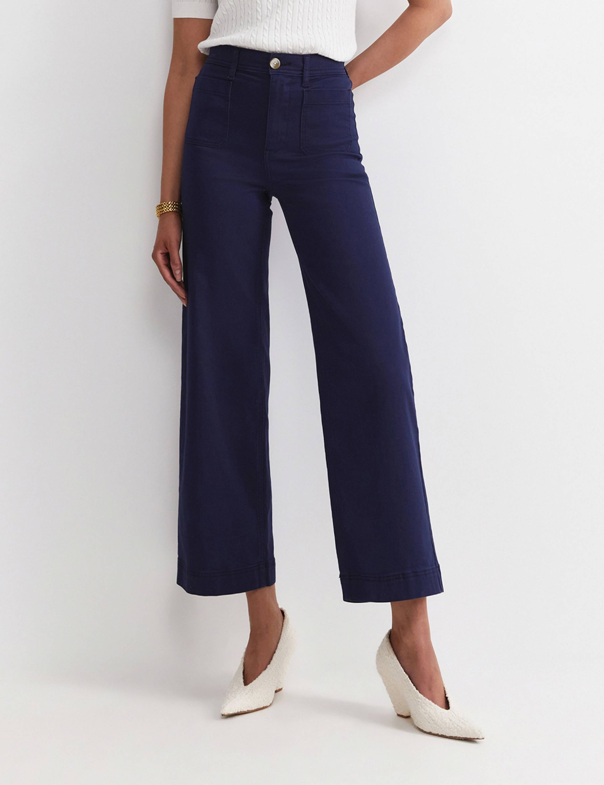 High Waisted Wide Leg Jeans