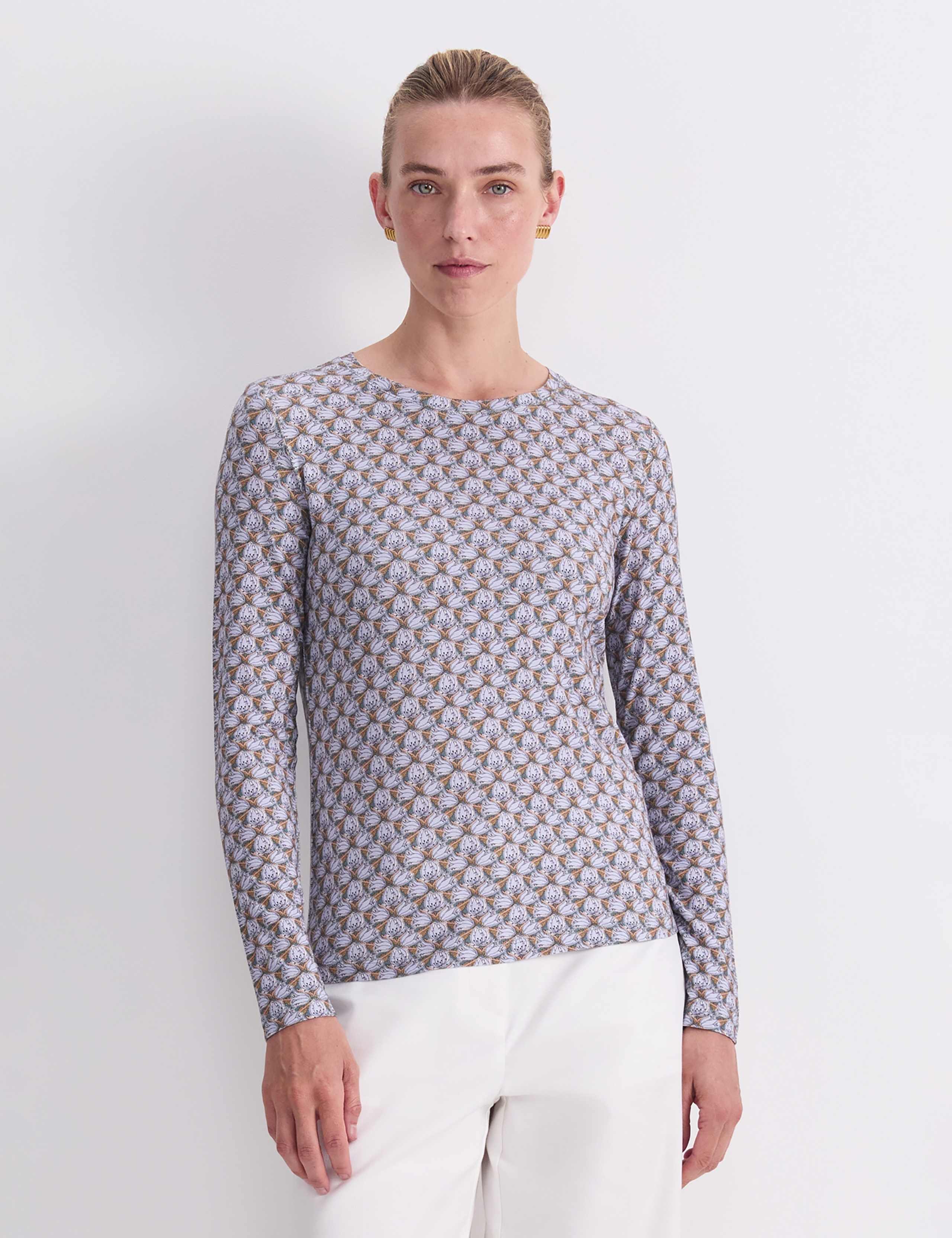 Jersey Floral Top
