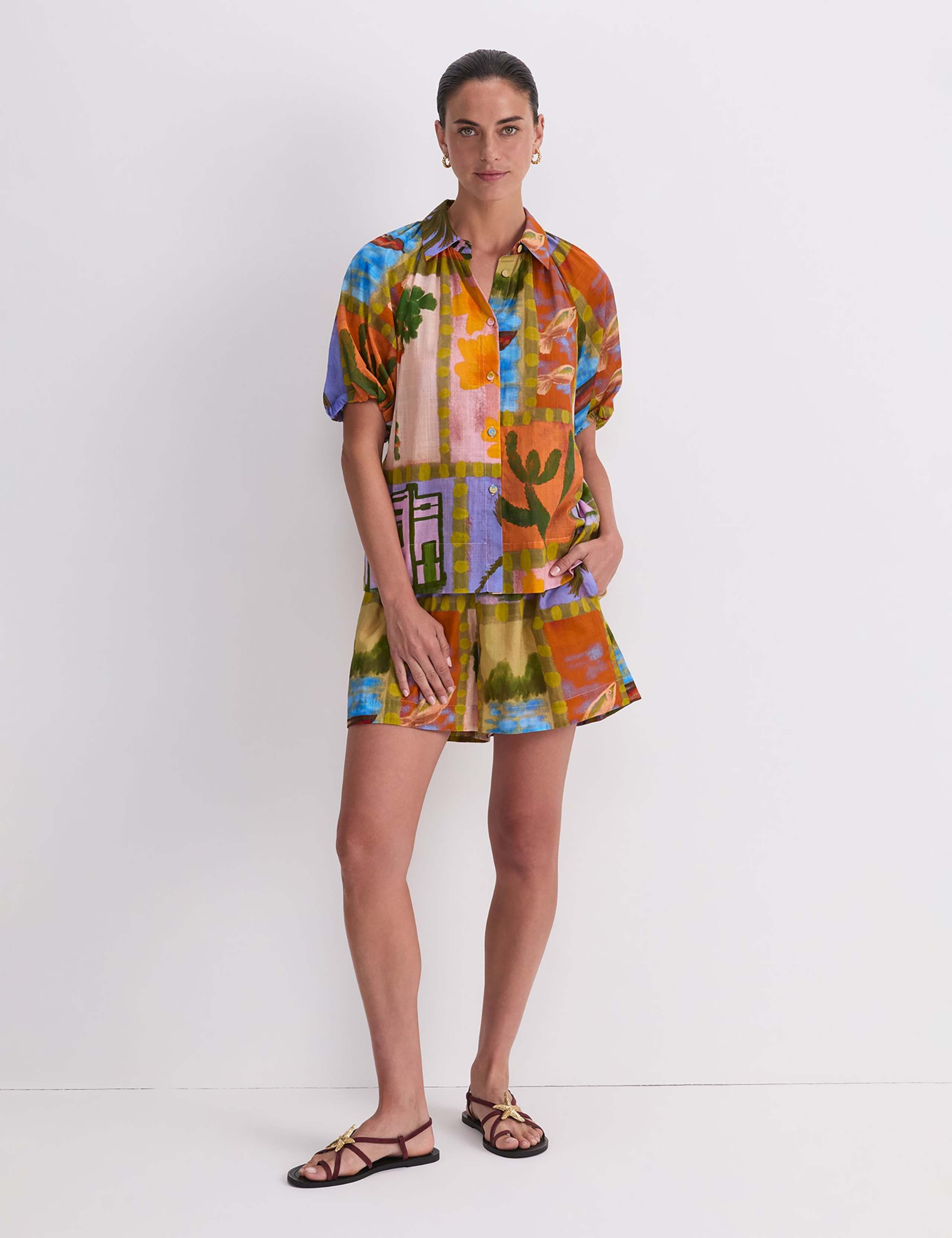 Pure Cotton Floral Shirt