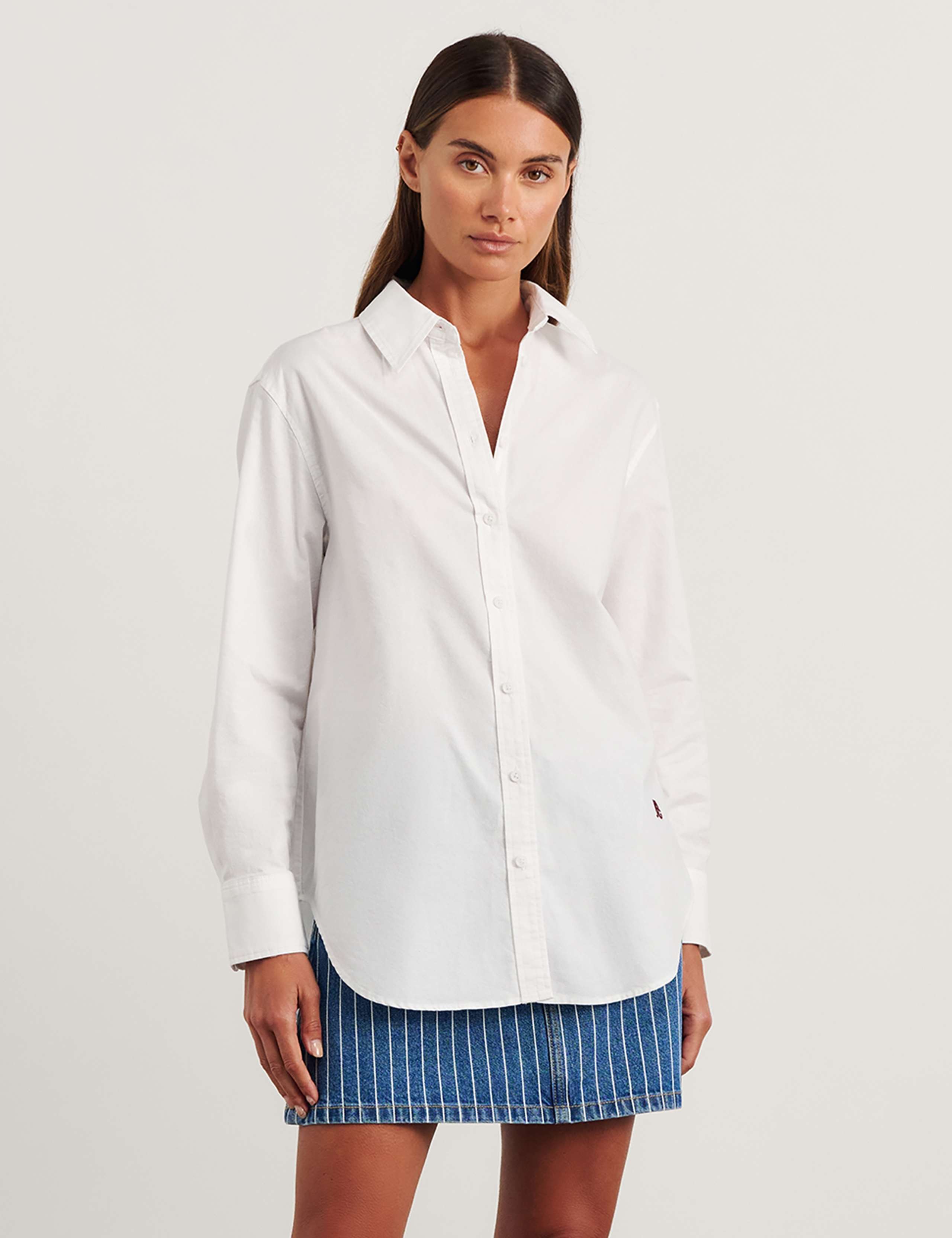 Pure Cotton Relaxed Oxford Shirt