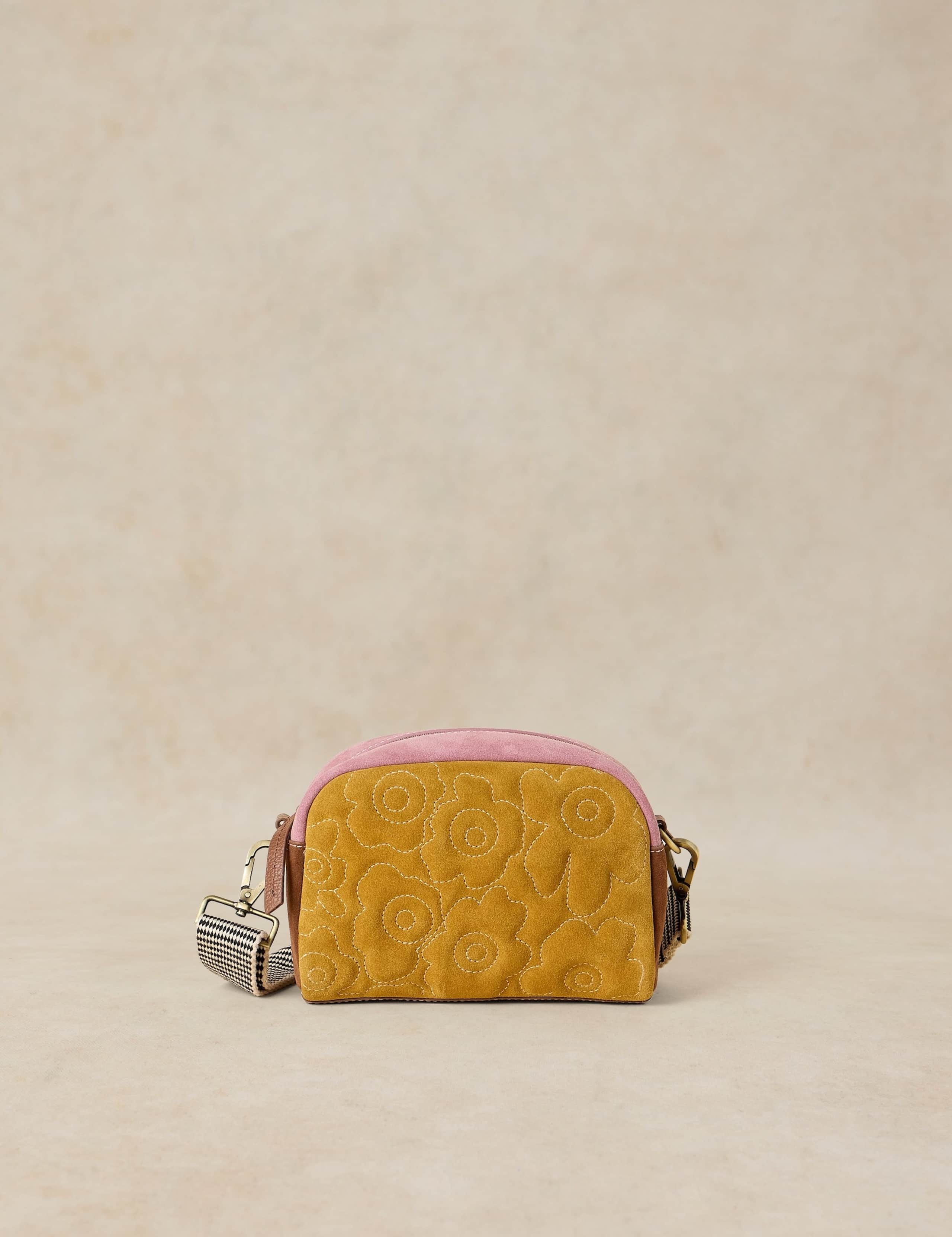 Leather Quilted Cross Body Bag