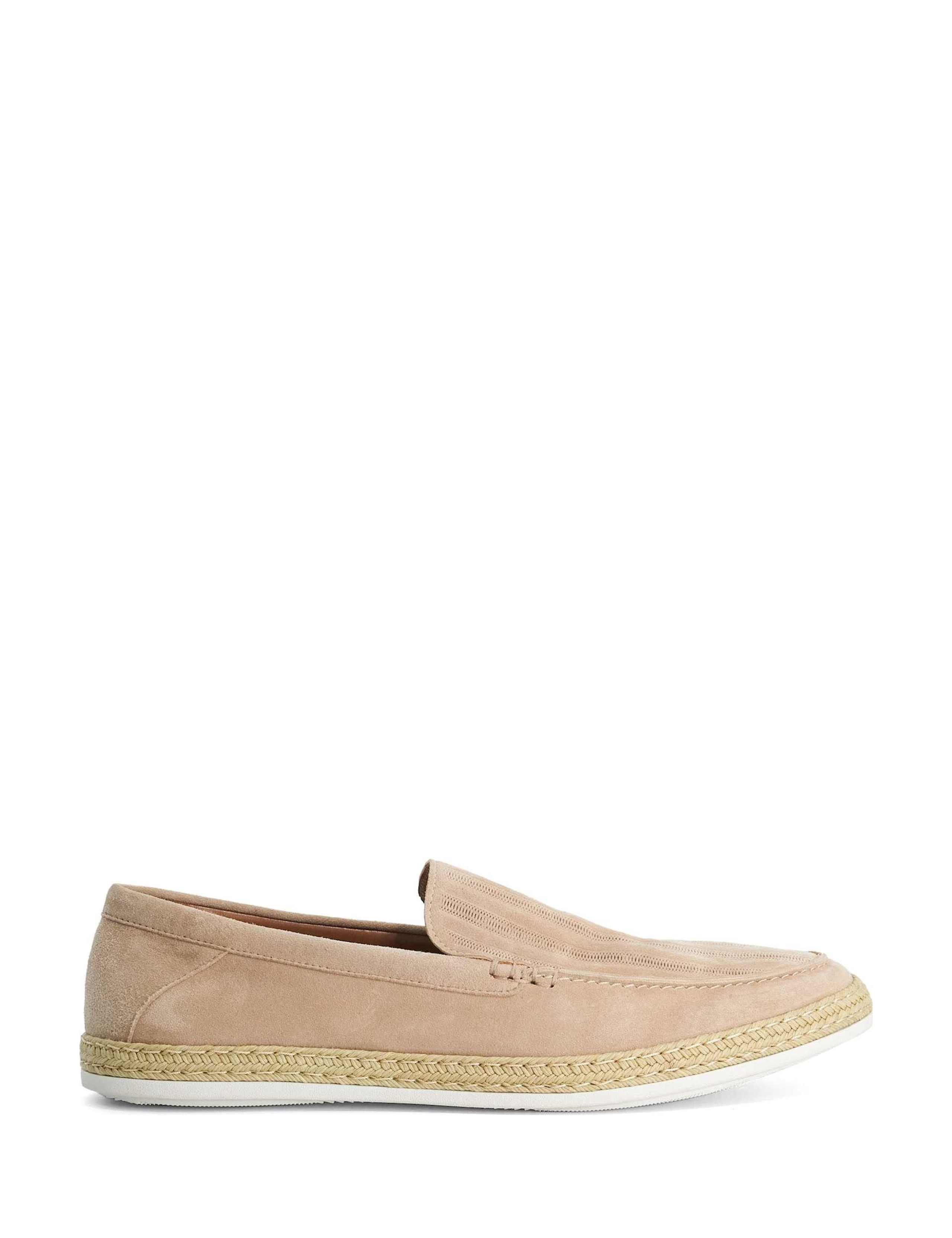 Suede Slip On Loafers