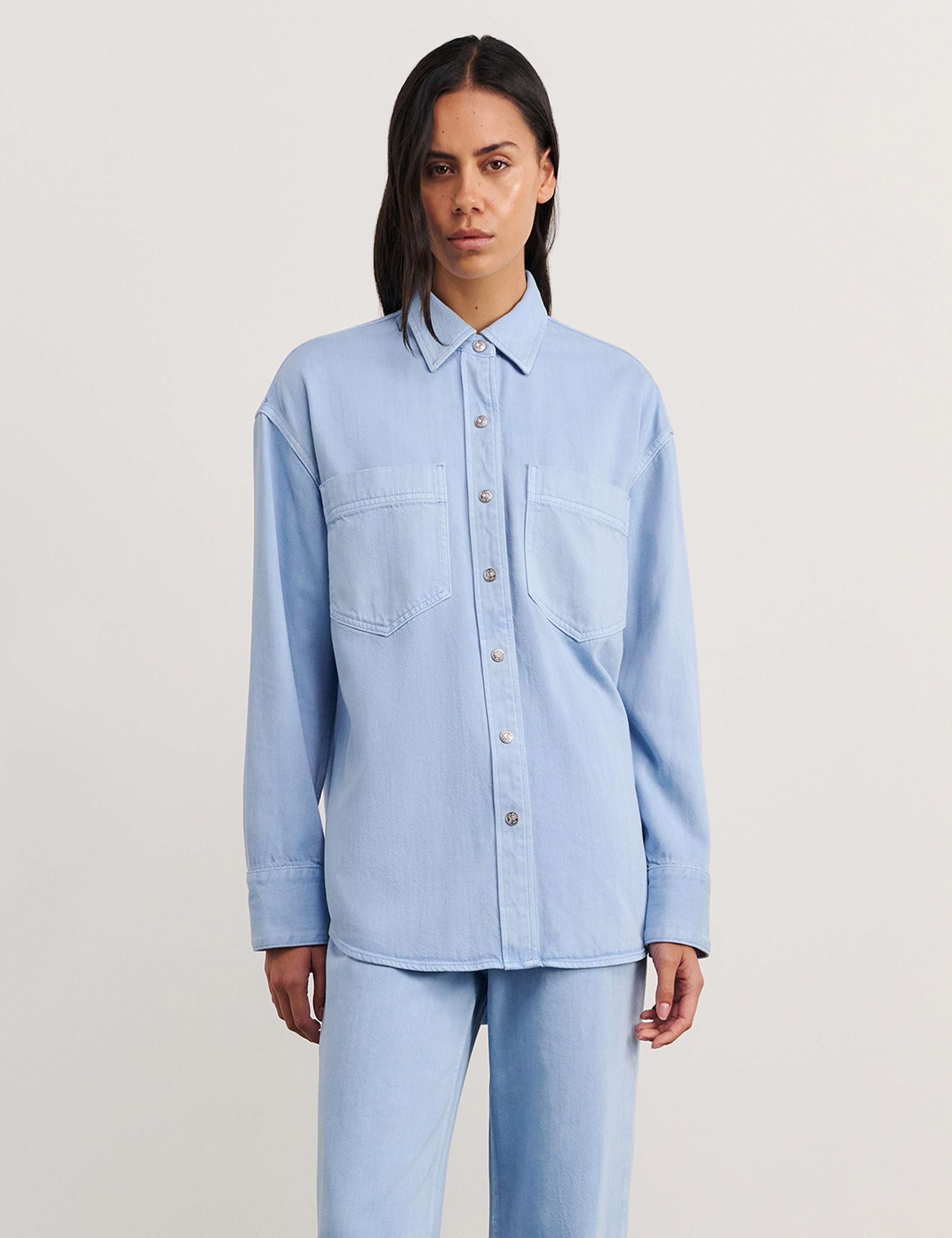 Denim Relaxed Shacket