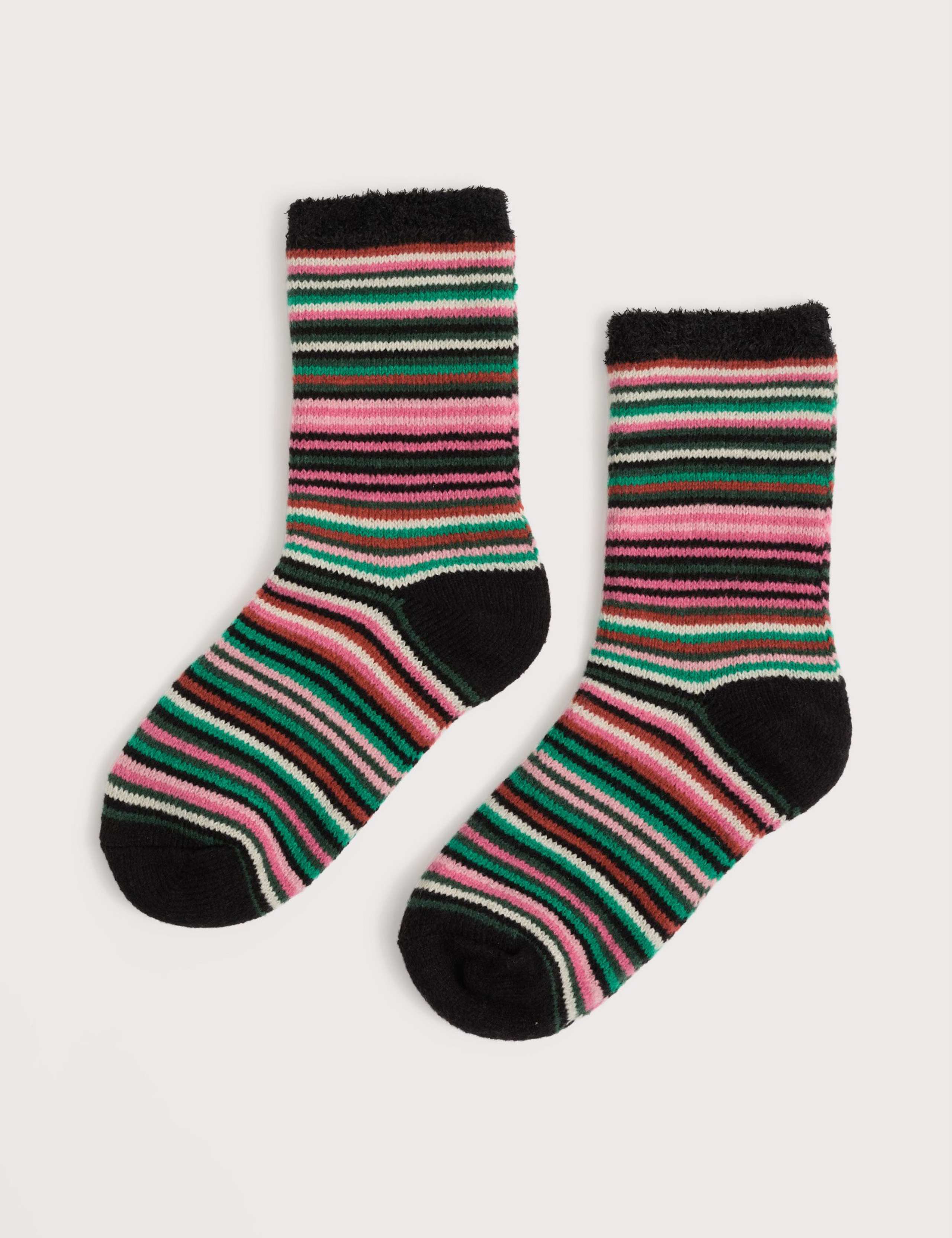 Striped Ankle High Socks
