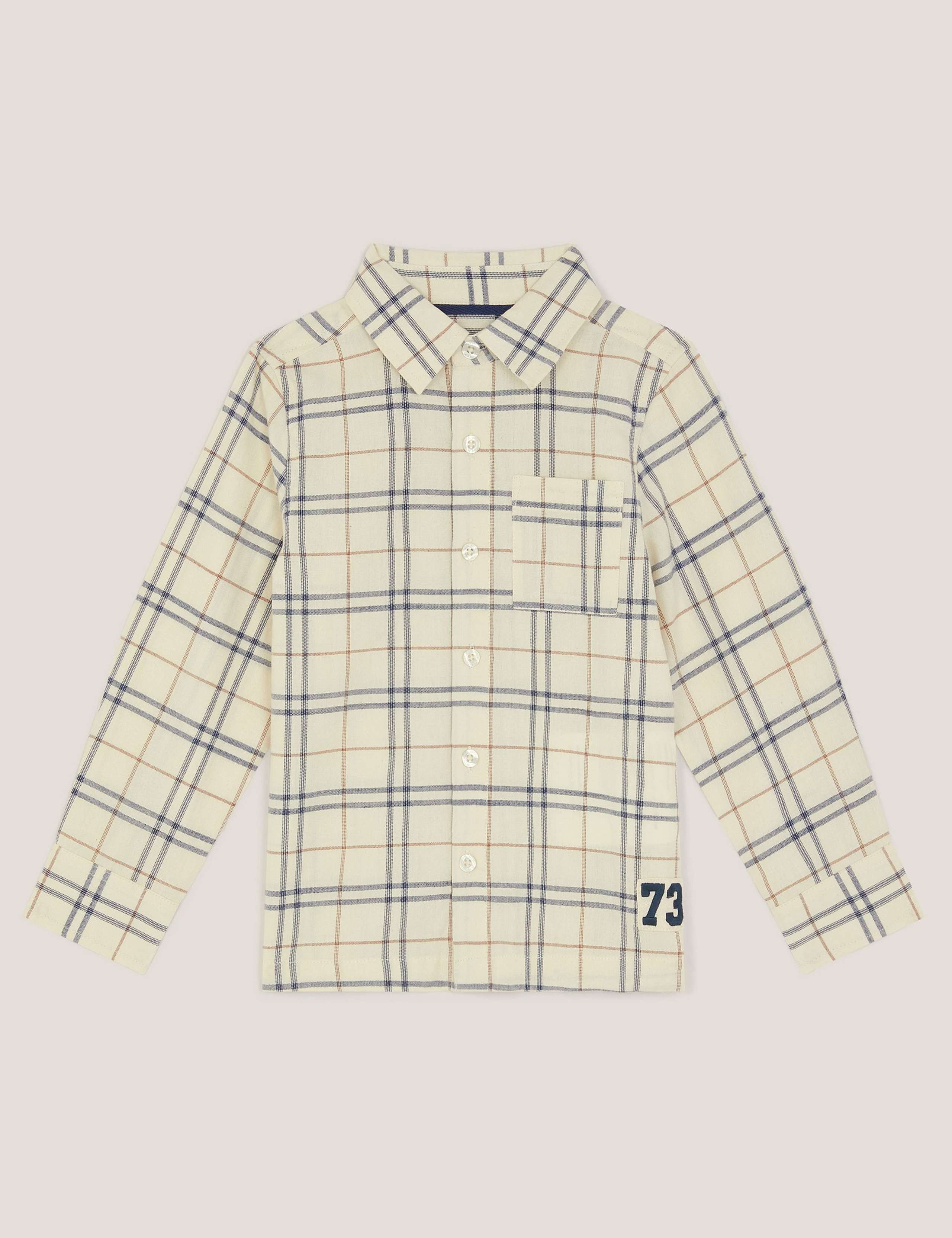 Pure Cotton Check Shirt (2-13 Yrs)