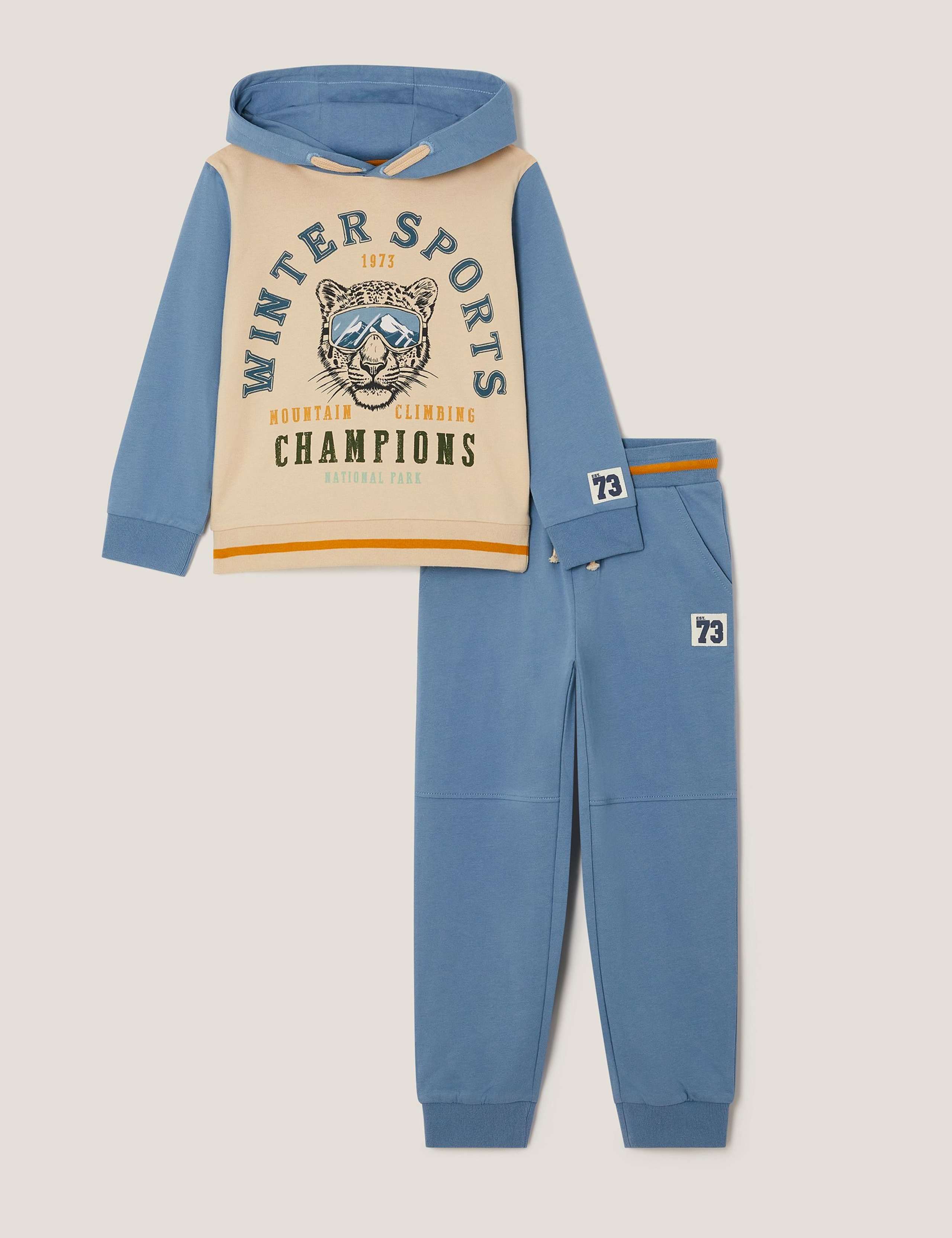 2pc Pure Cotton Patterned Outfit (2-13 Yrs)