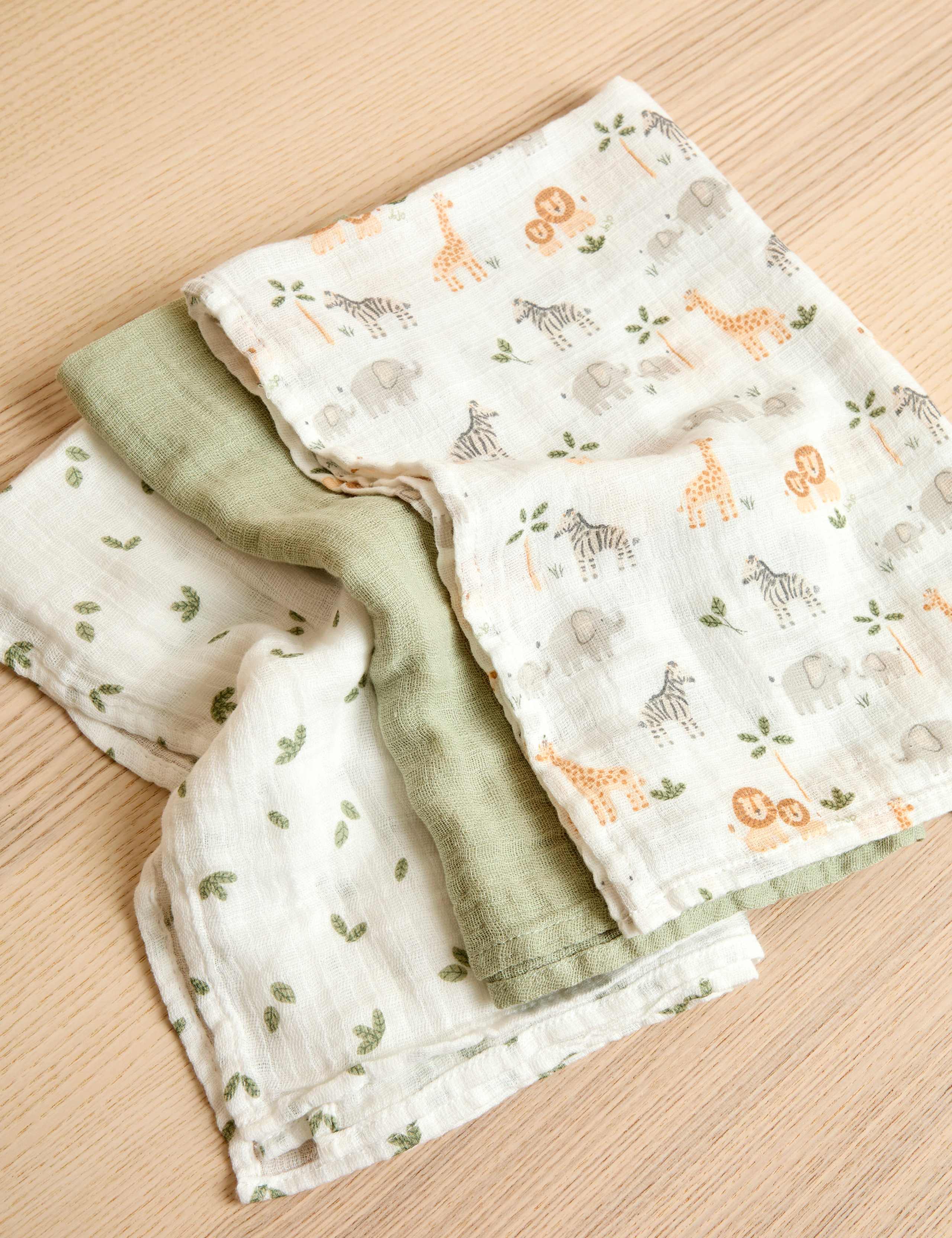 3pk Pure Cotton Safari Hooded Towels