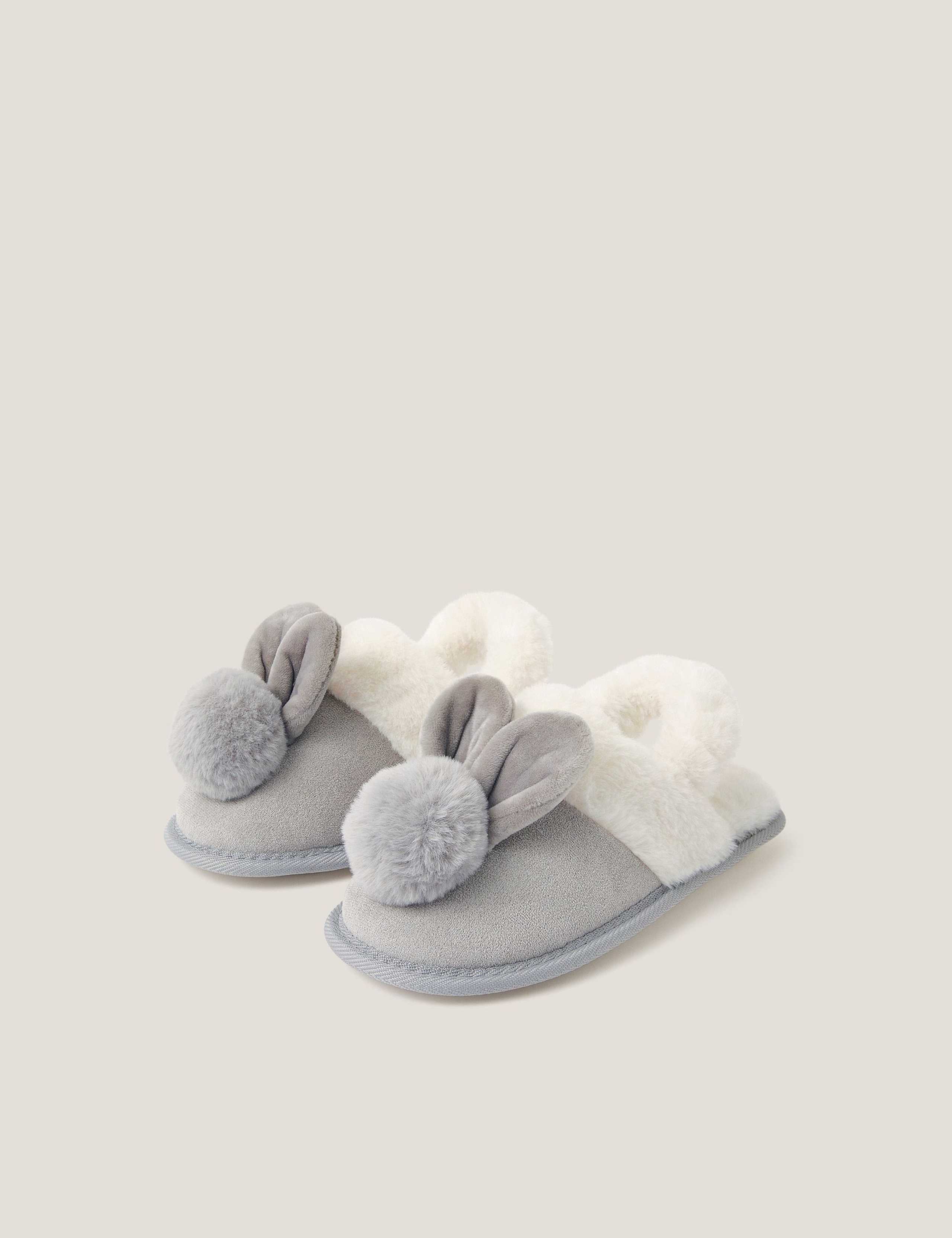 Kids' Pom Pom Slippers (7 Small-4 Large)