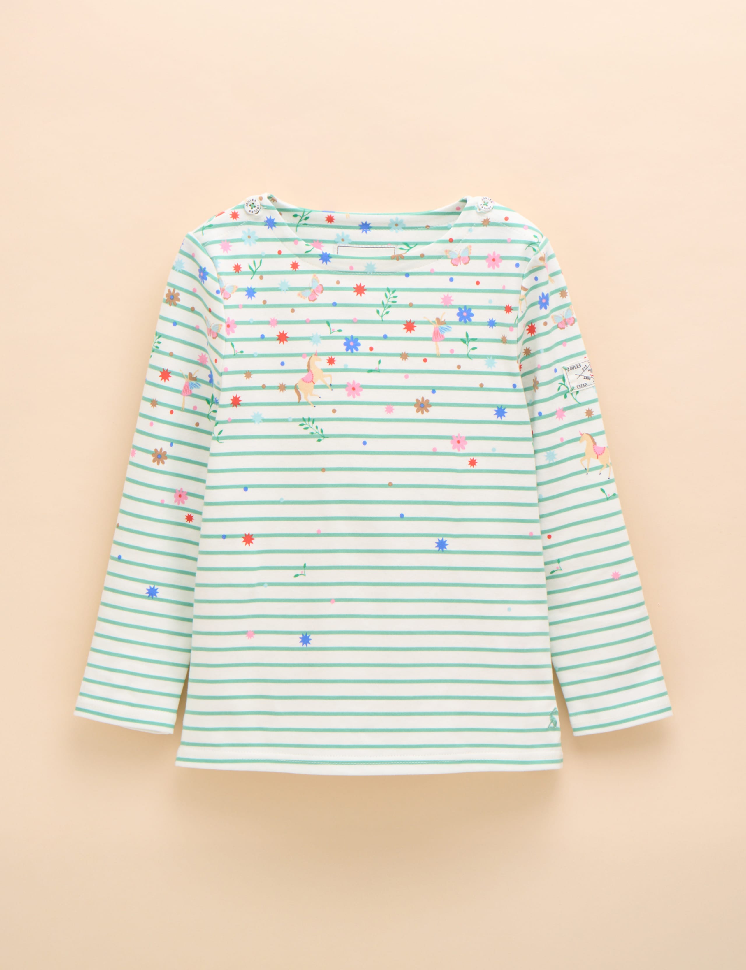 Pure Cotton Striped Top (1-11 Yrs)