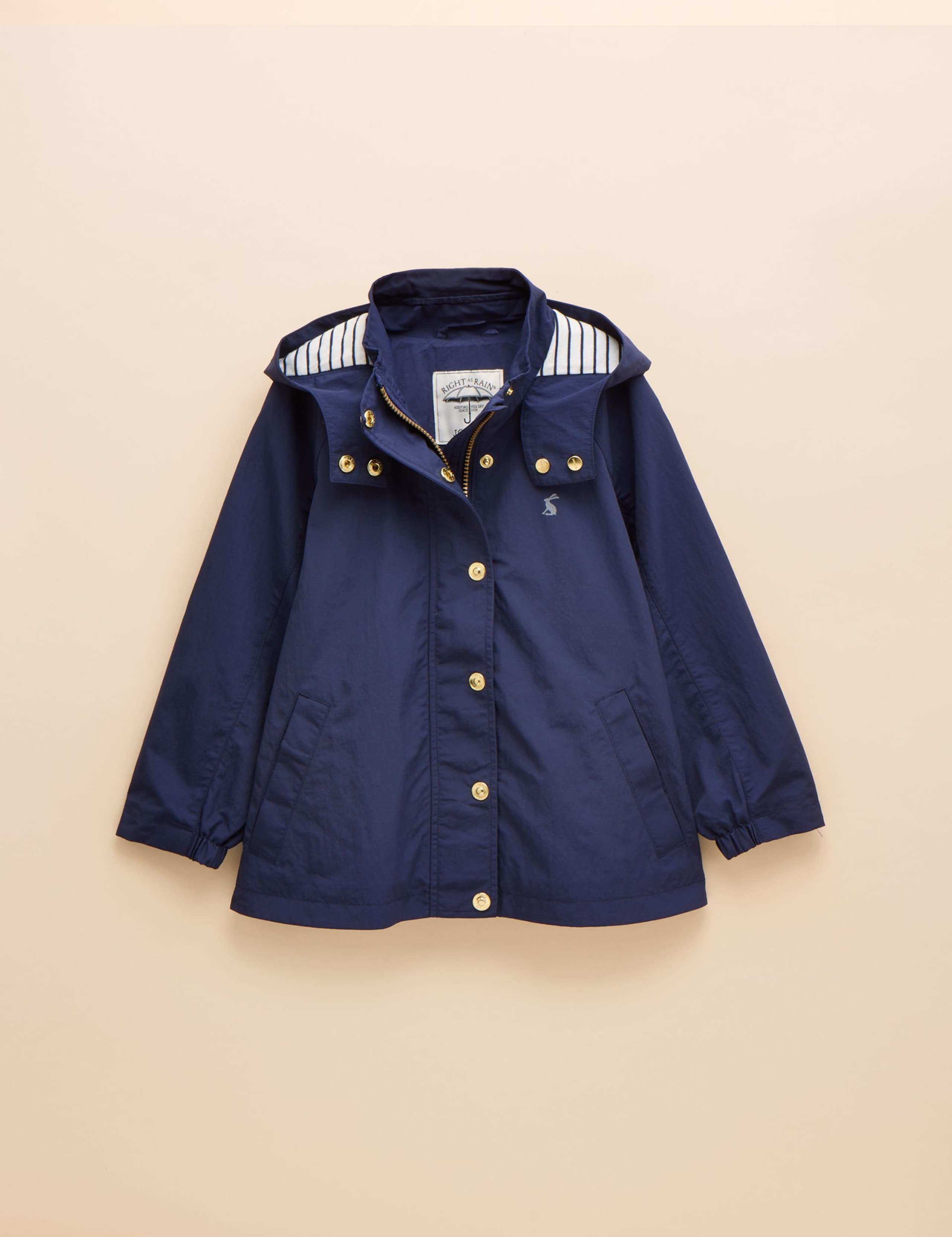 Cotton Blend Hooded Raincoat (2-12 Yrs)