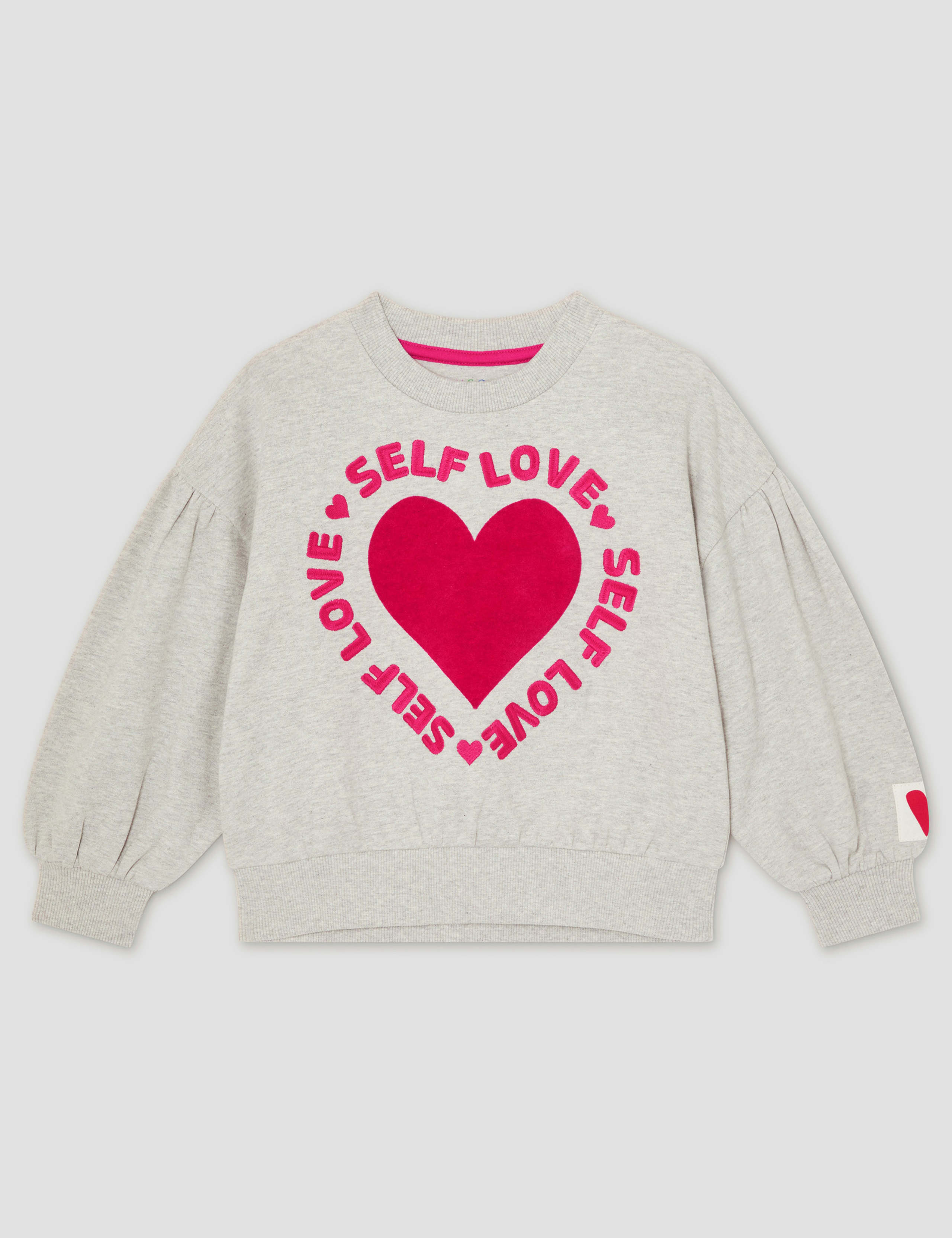 Pure Cotton Self Love Graphic Sweatshirt (3-13 Yrs)