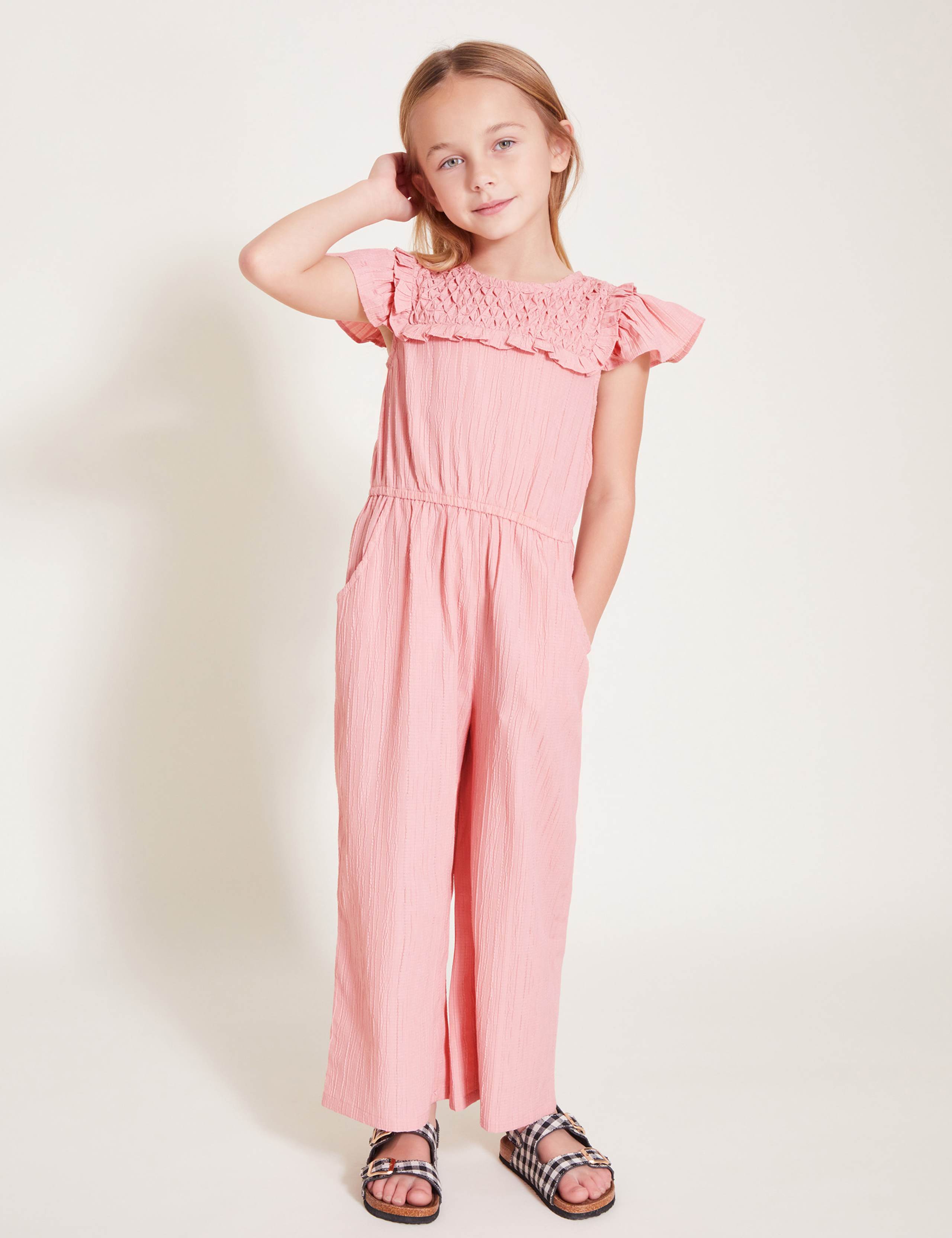 Textured Jumpsuit (3-15 Yrs)