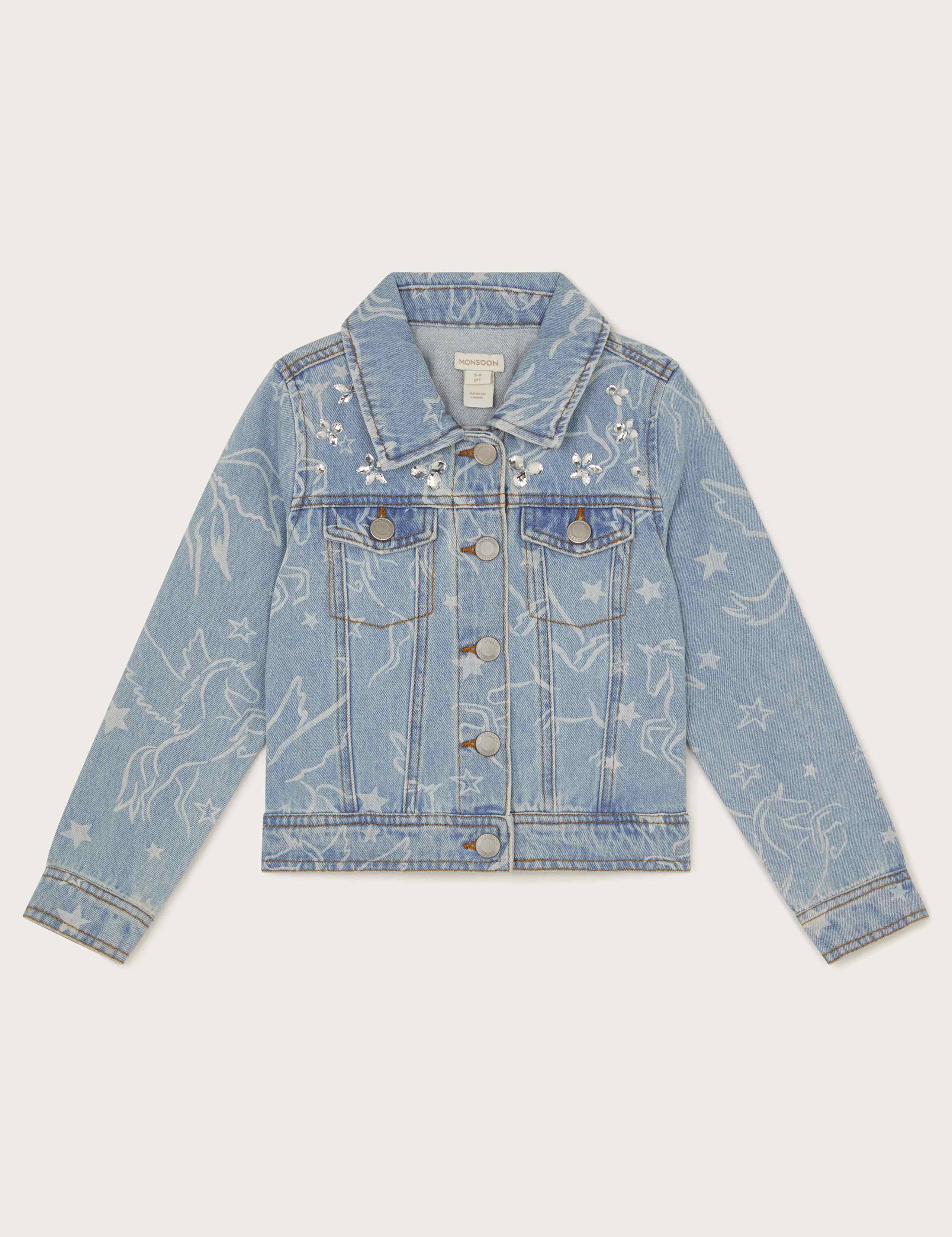 Unicorn Denim Jacket (3-12 Years)