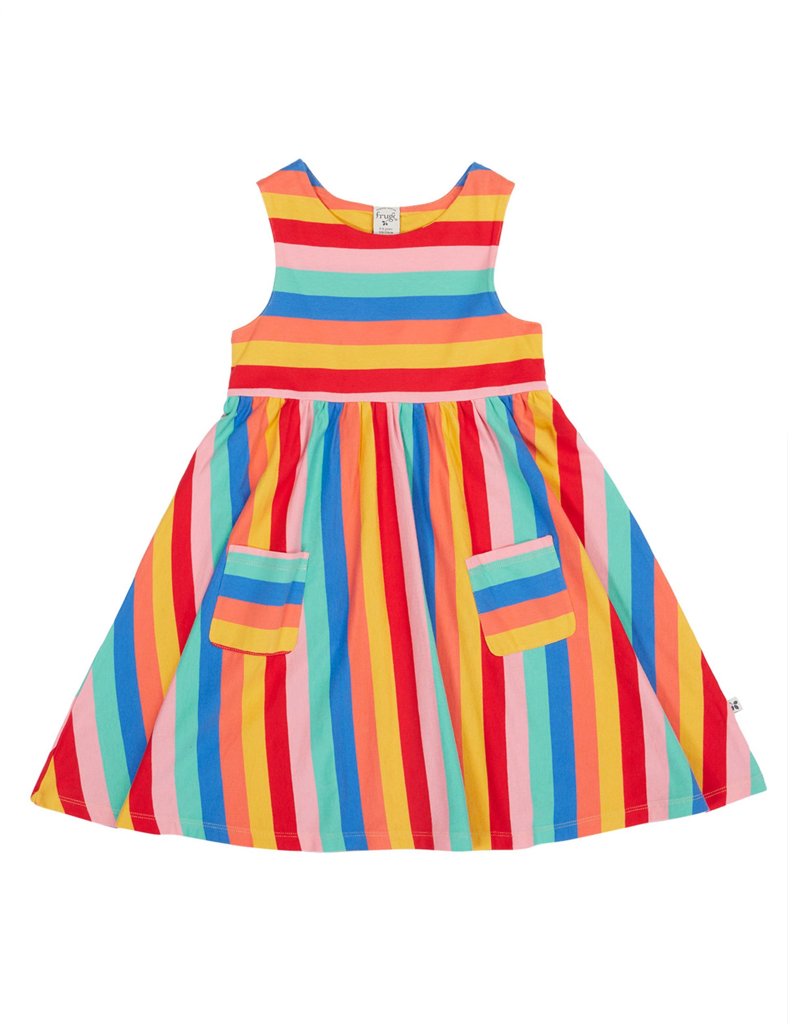 Pure Cotton Striped Dress (2-12 Yrs)