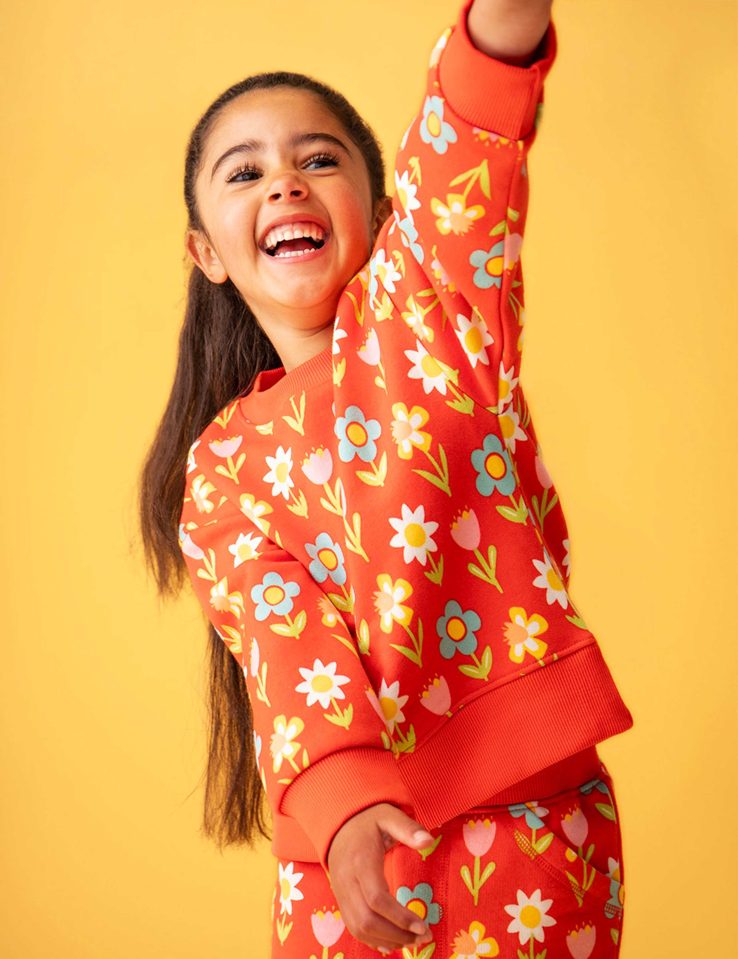 Pure Cotton Printed Sweatshirt (1-10 Years)