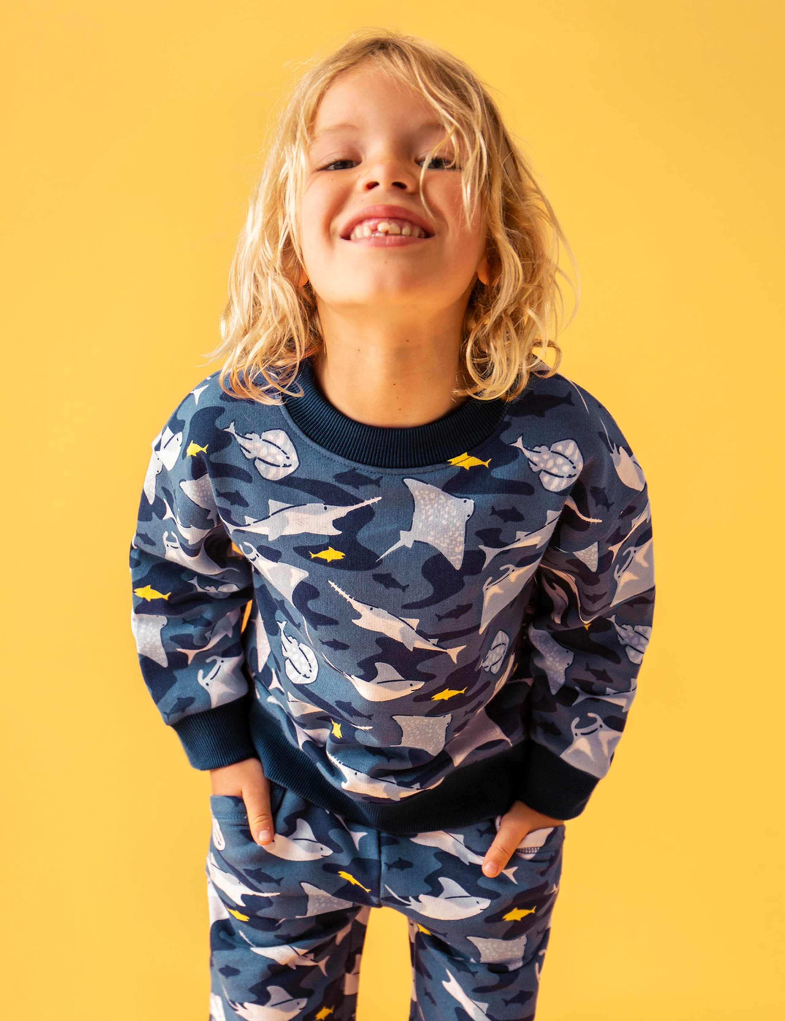 Pure Cotton Printed Sweatshirt (1-10 Years)