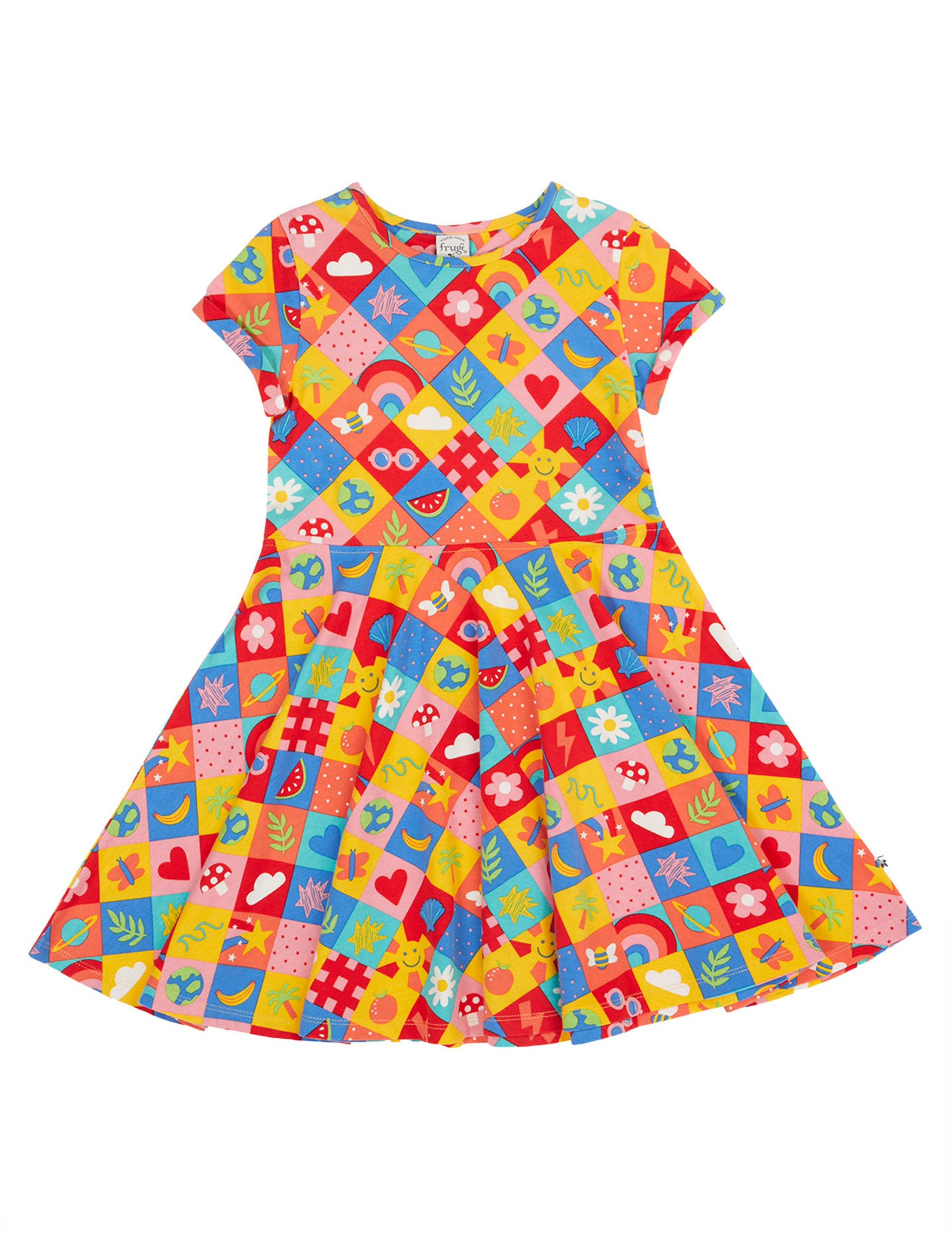 Cotton Rich Printed Dress (1-10 Yrs)