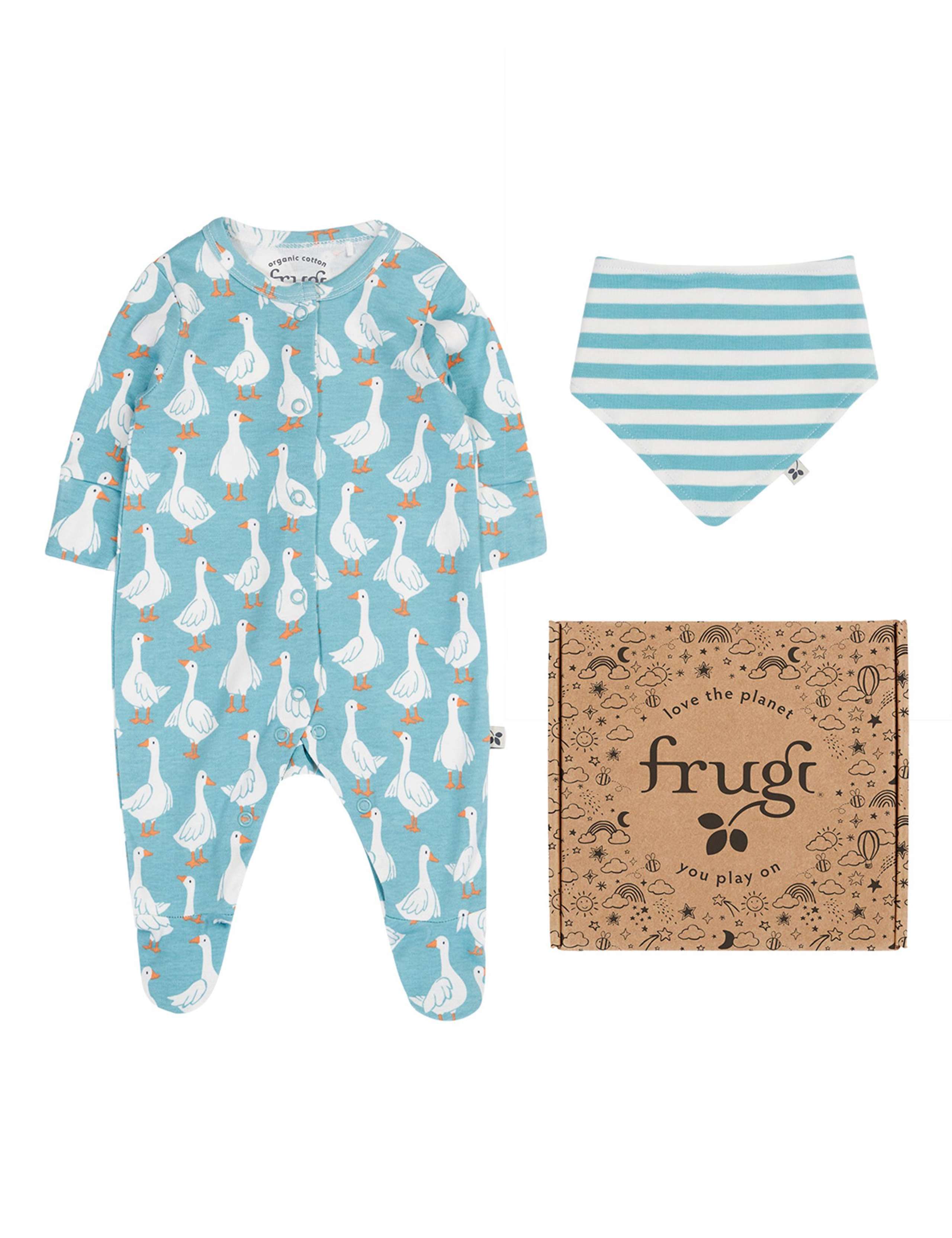 2 Piece Pure Cotton Sleepsuit Gift Set (7lbs-12 Mths)