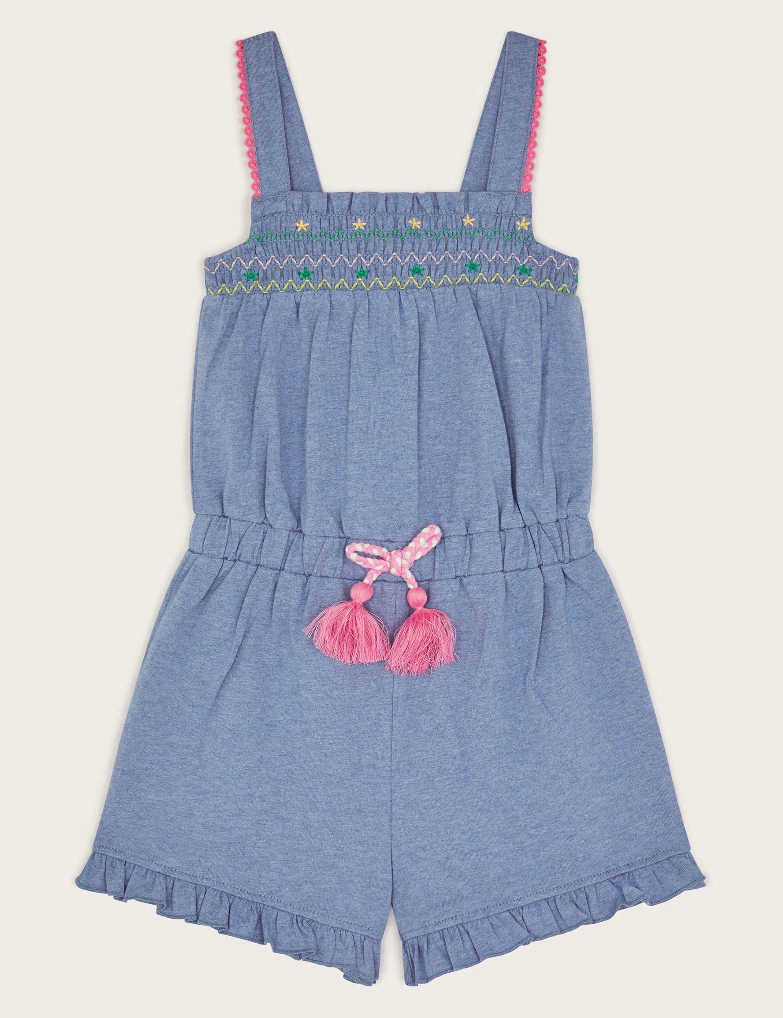 Cotton Rich Jersey Playsuit (3-13 Yrs)