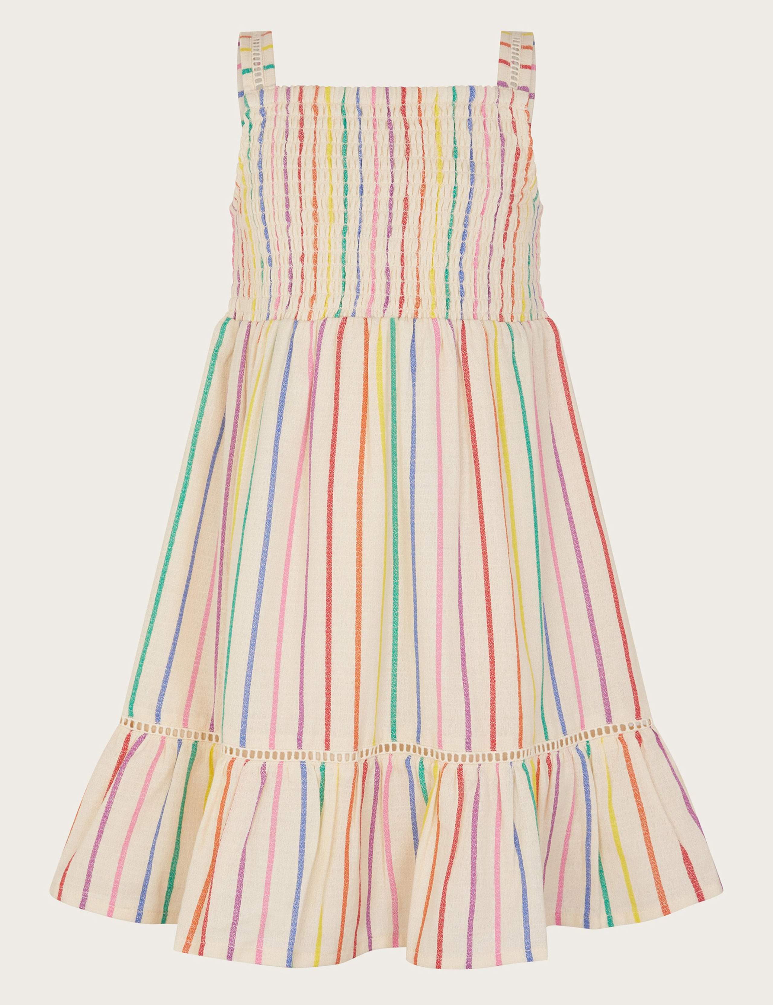 Pure Cotton Striped Dress (2-13 Yrs)