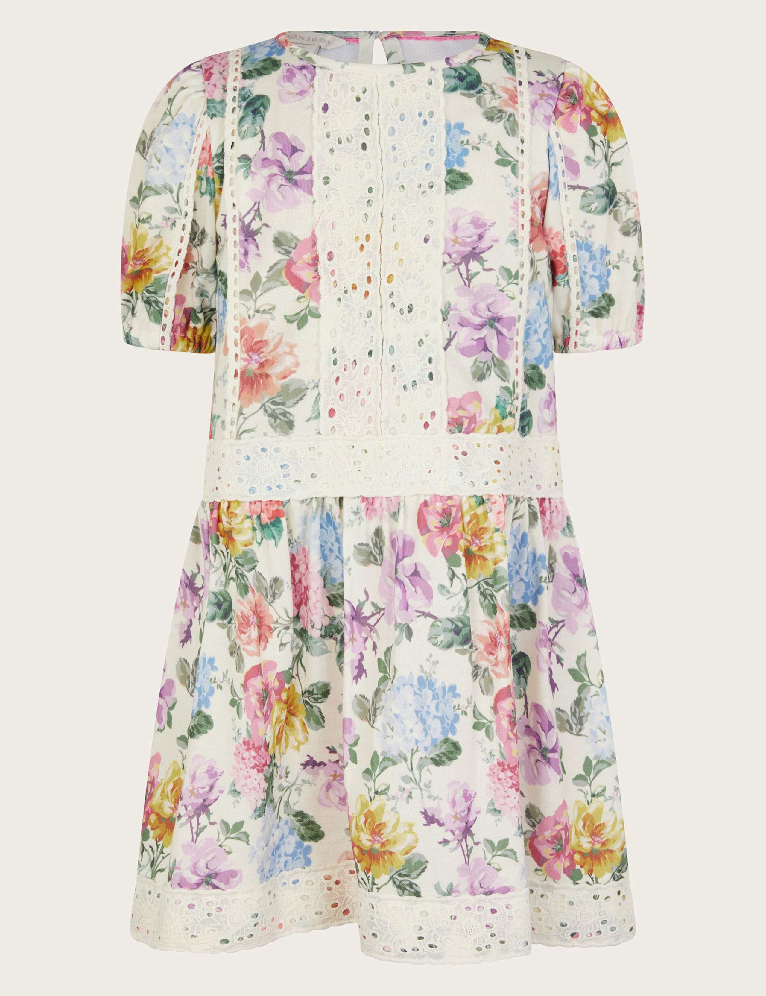 Floral Broderie Lace Dress (3-13 Yrs)