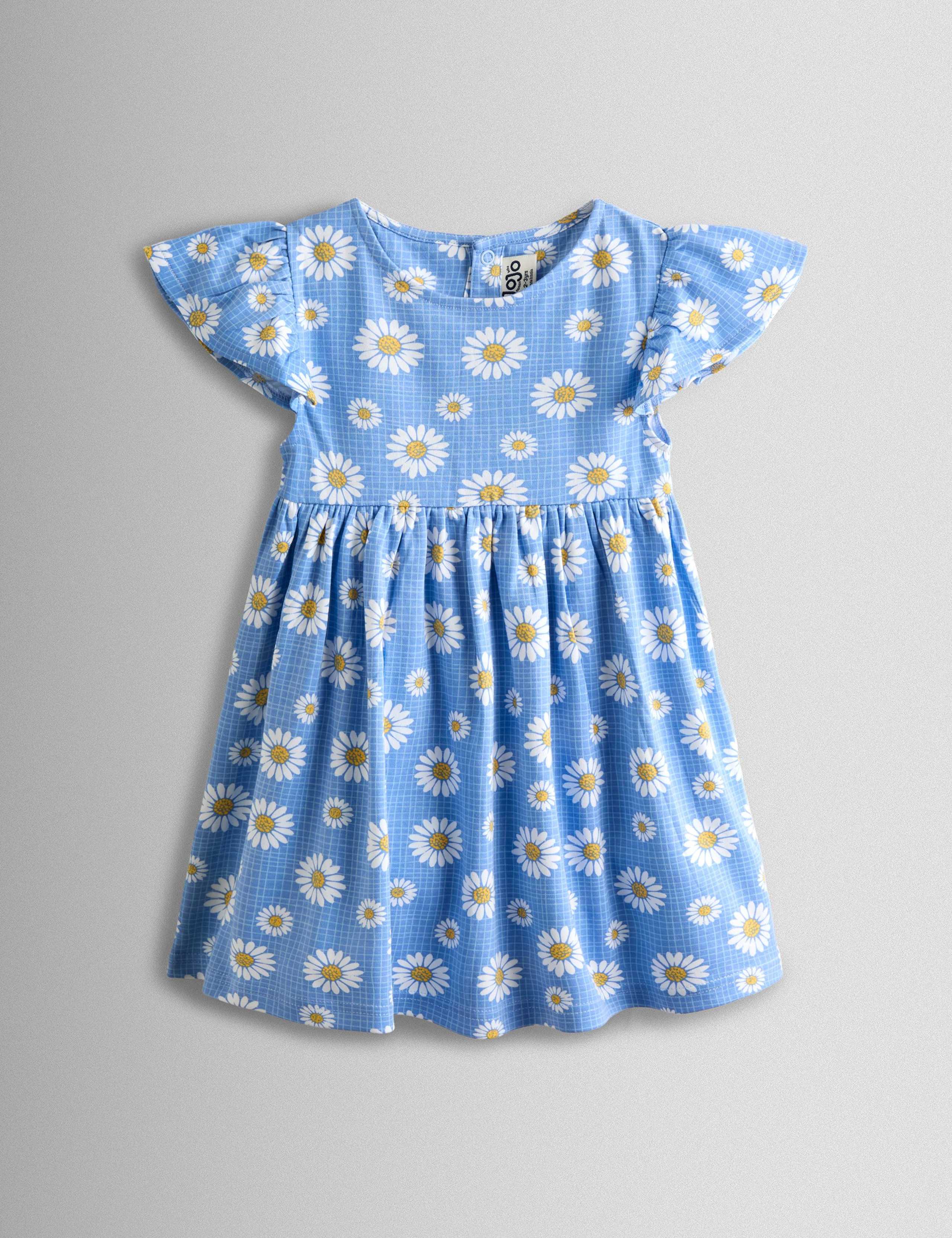 Pure Cotton Floral Dress (6 Mths-7 Yrs)