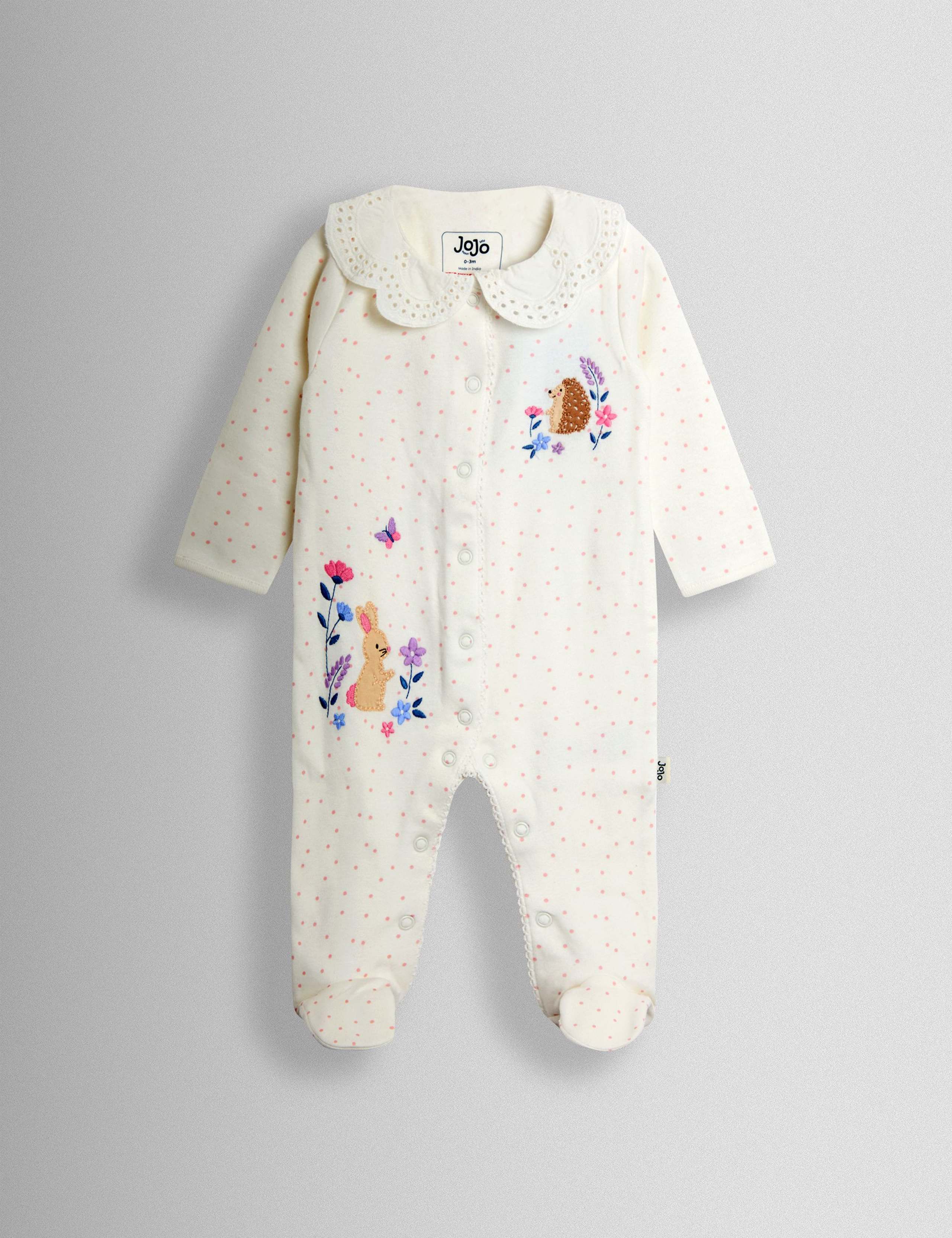 Pure Cotton Woodland Sleepsuit (0-18 Months)