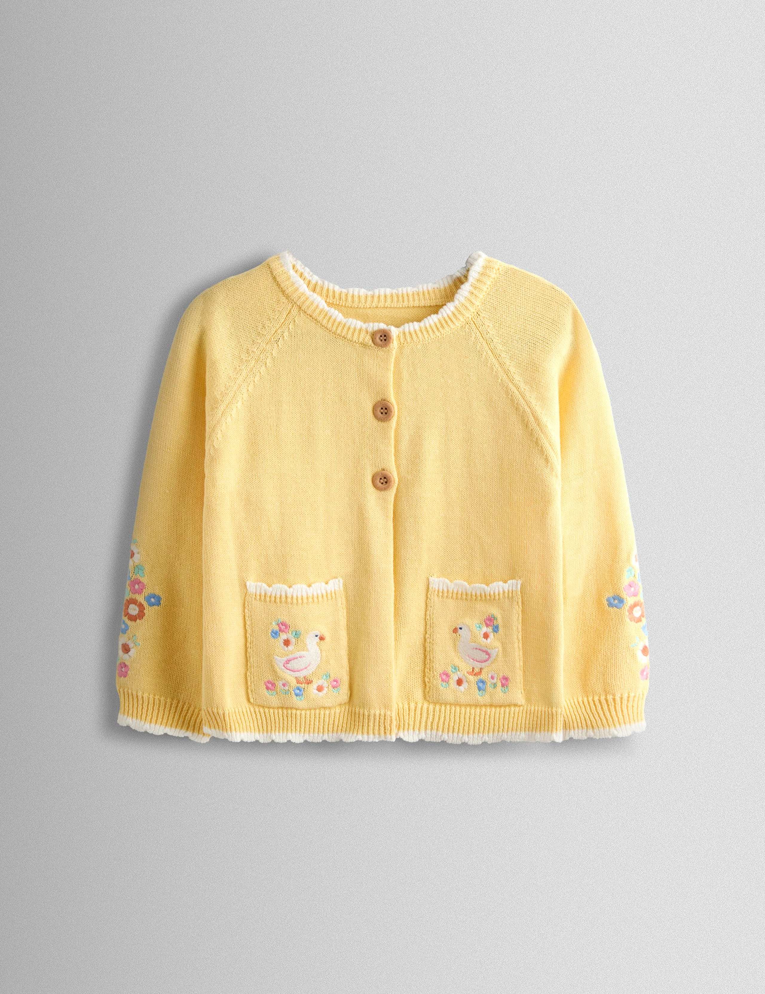 Pure Cotton Duck Cardigan (0-7 Years)