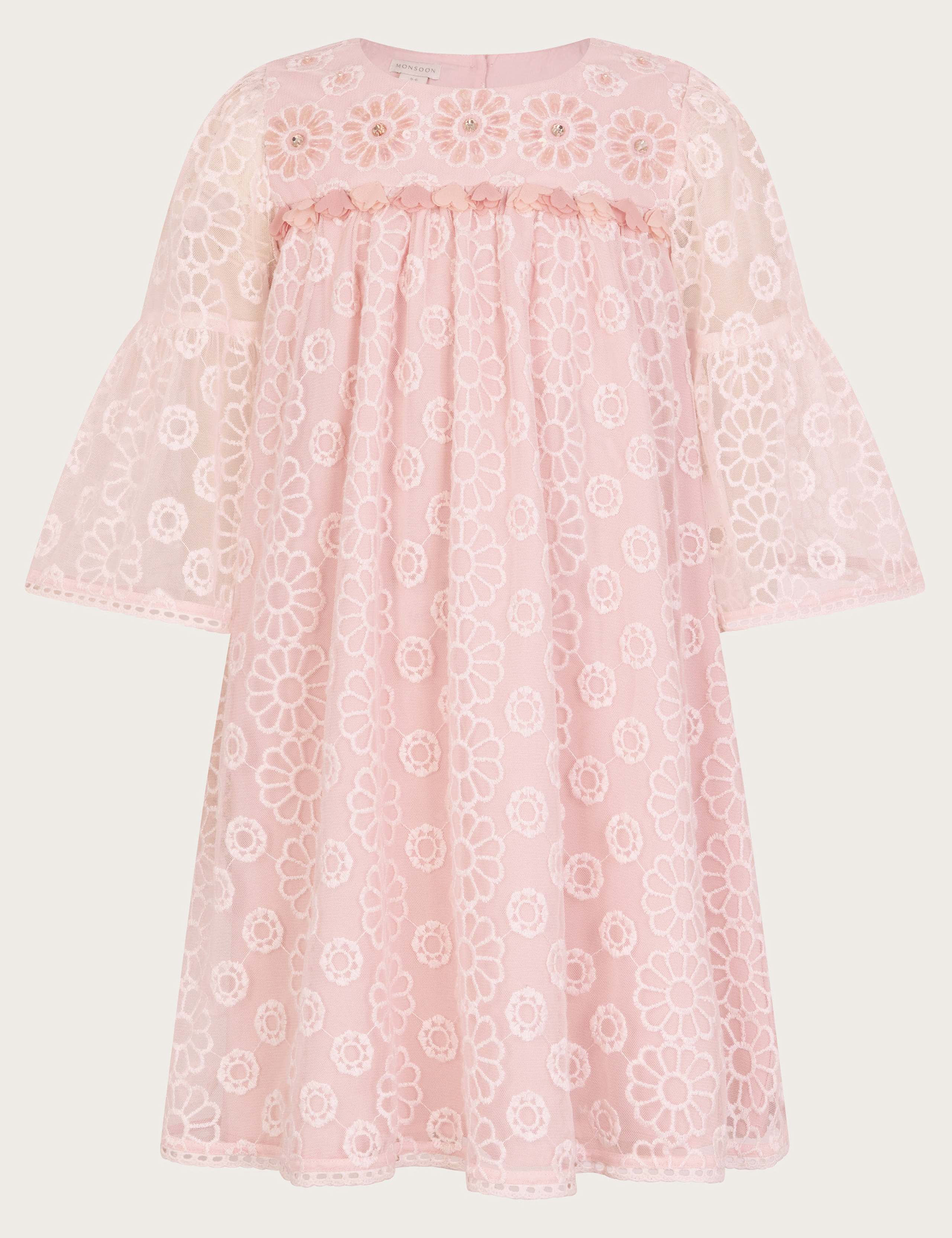 Floral Embroidered Dress (2-15 Yrs)