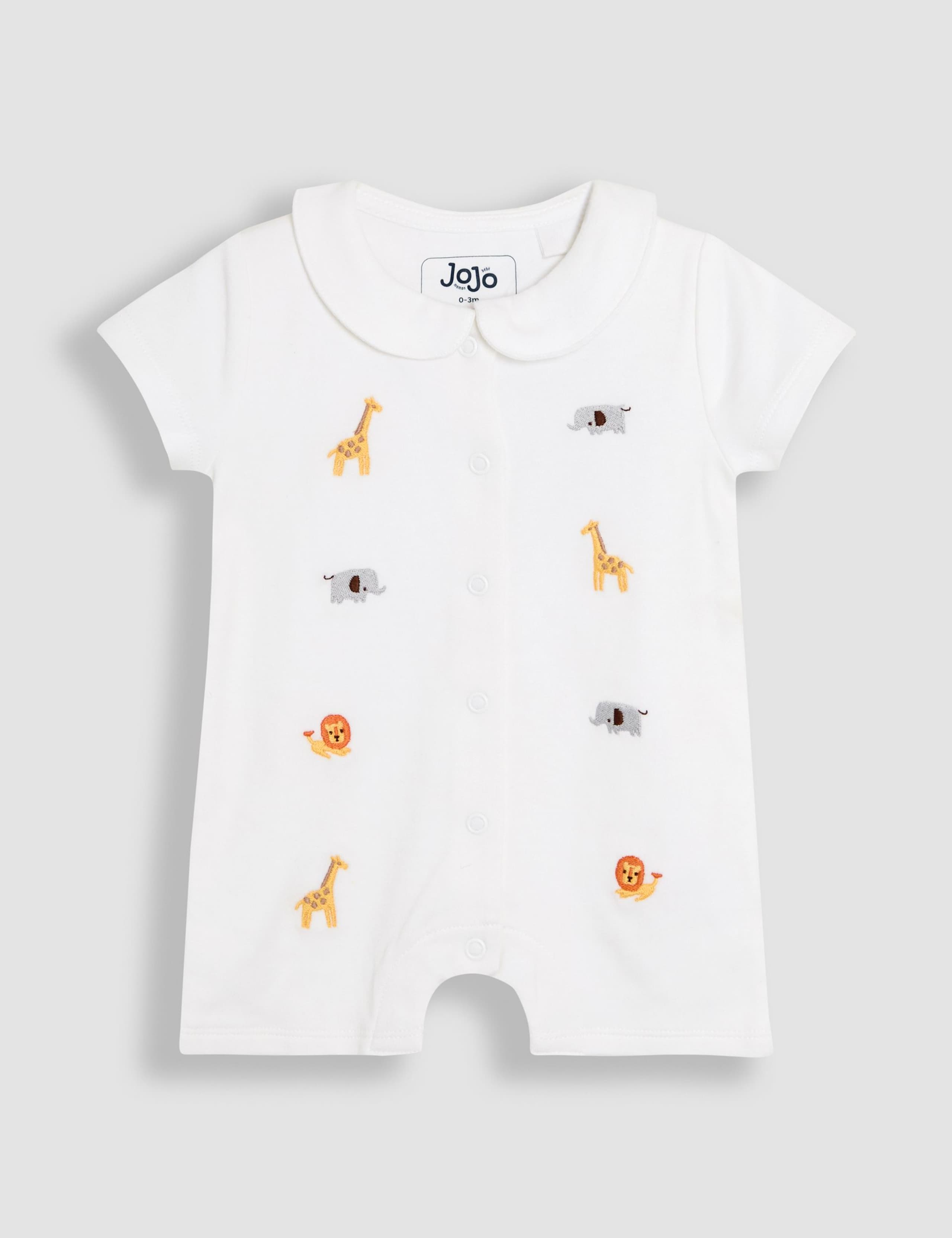 Pure Cotton Safari Sleepsuit (0-12 Mths)