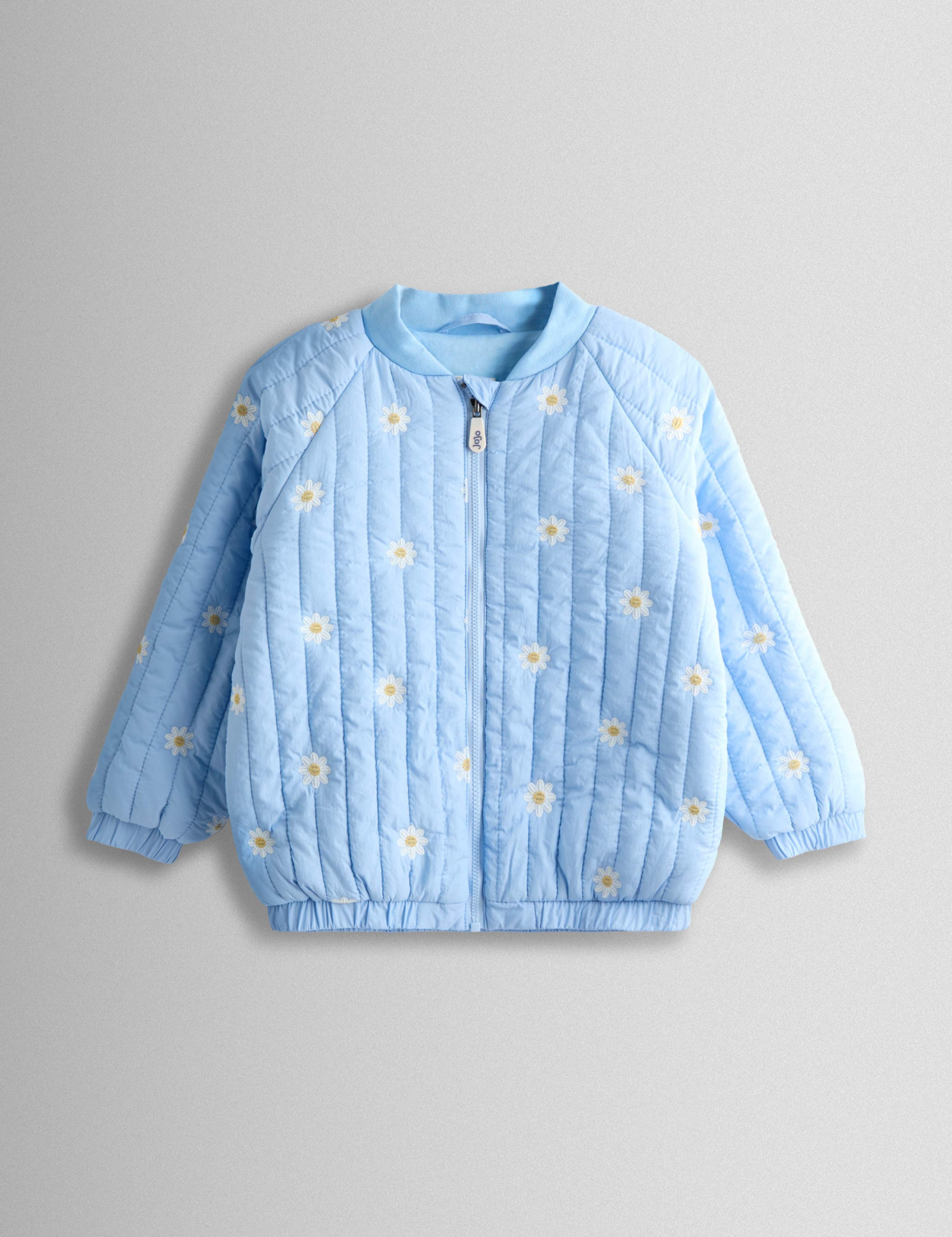 Daisy Embroidered Bomber Jacket (6 Mths - 7 Yrs)