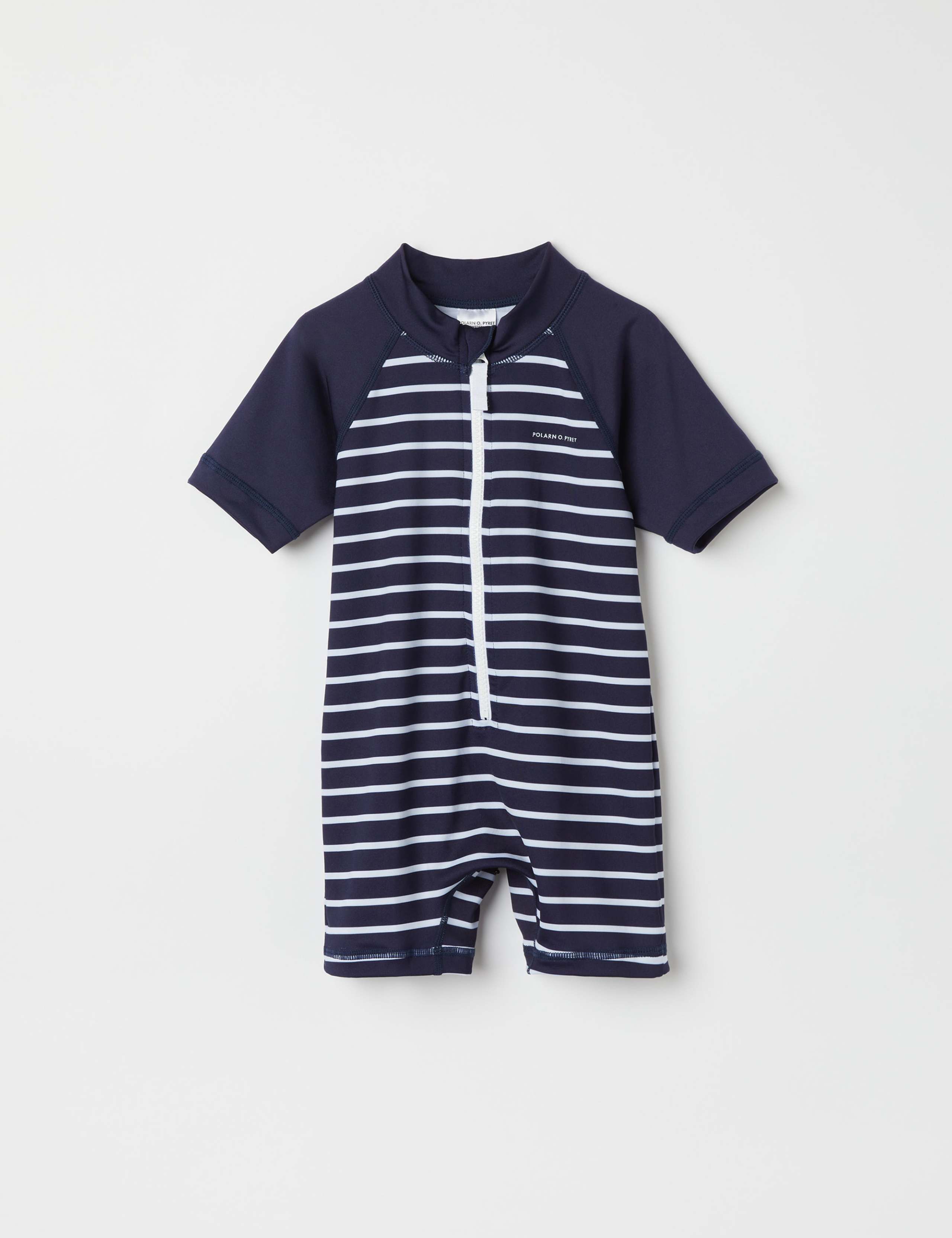 Striped UV All In One Swimsuit (6 Mths-6 Yrs)