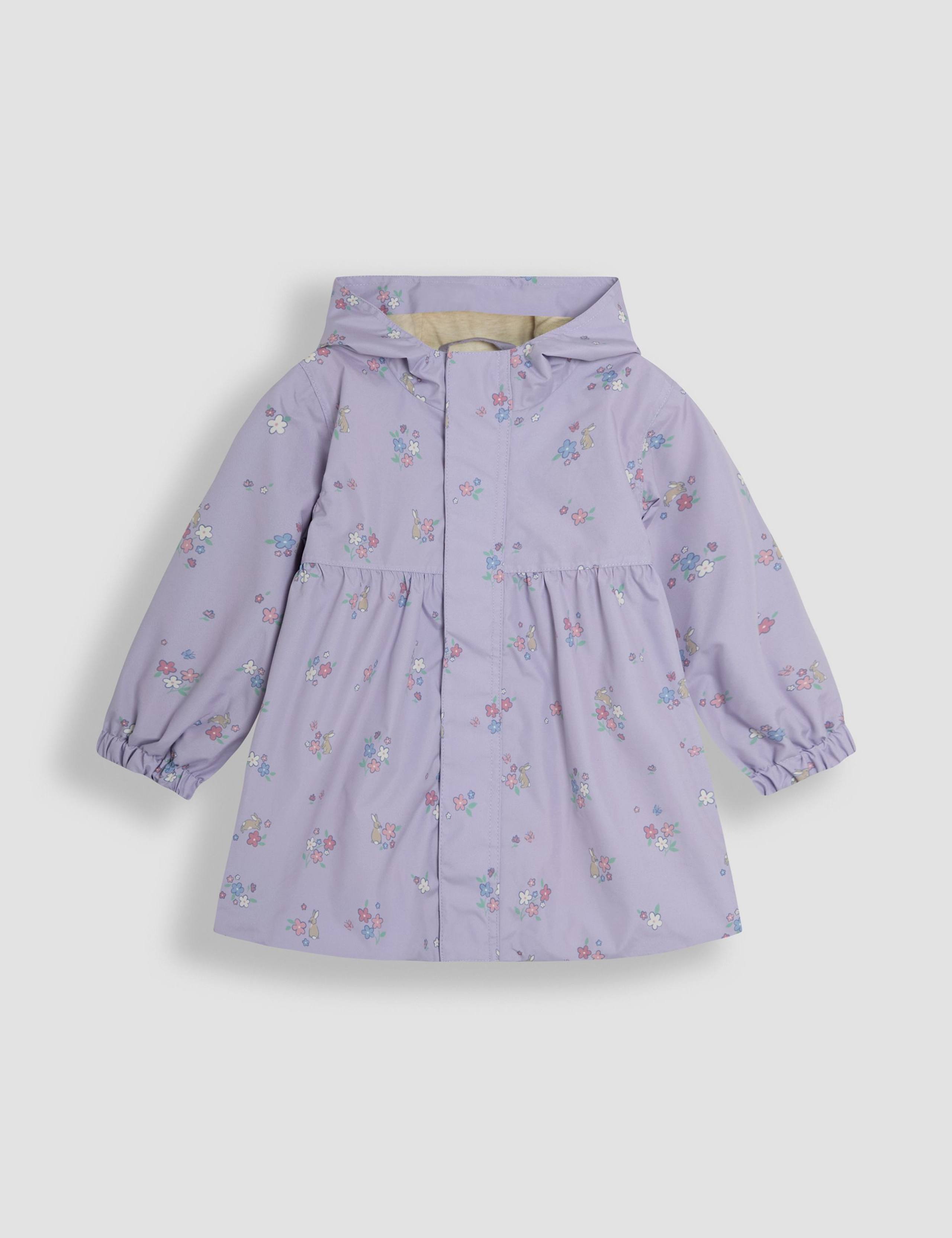 Bunny Floral Raincoat (12 Mths-6 Yrs)
