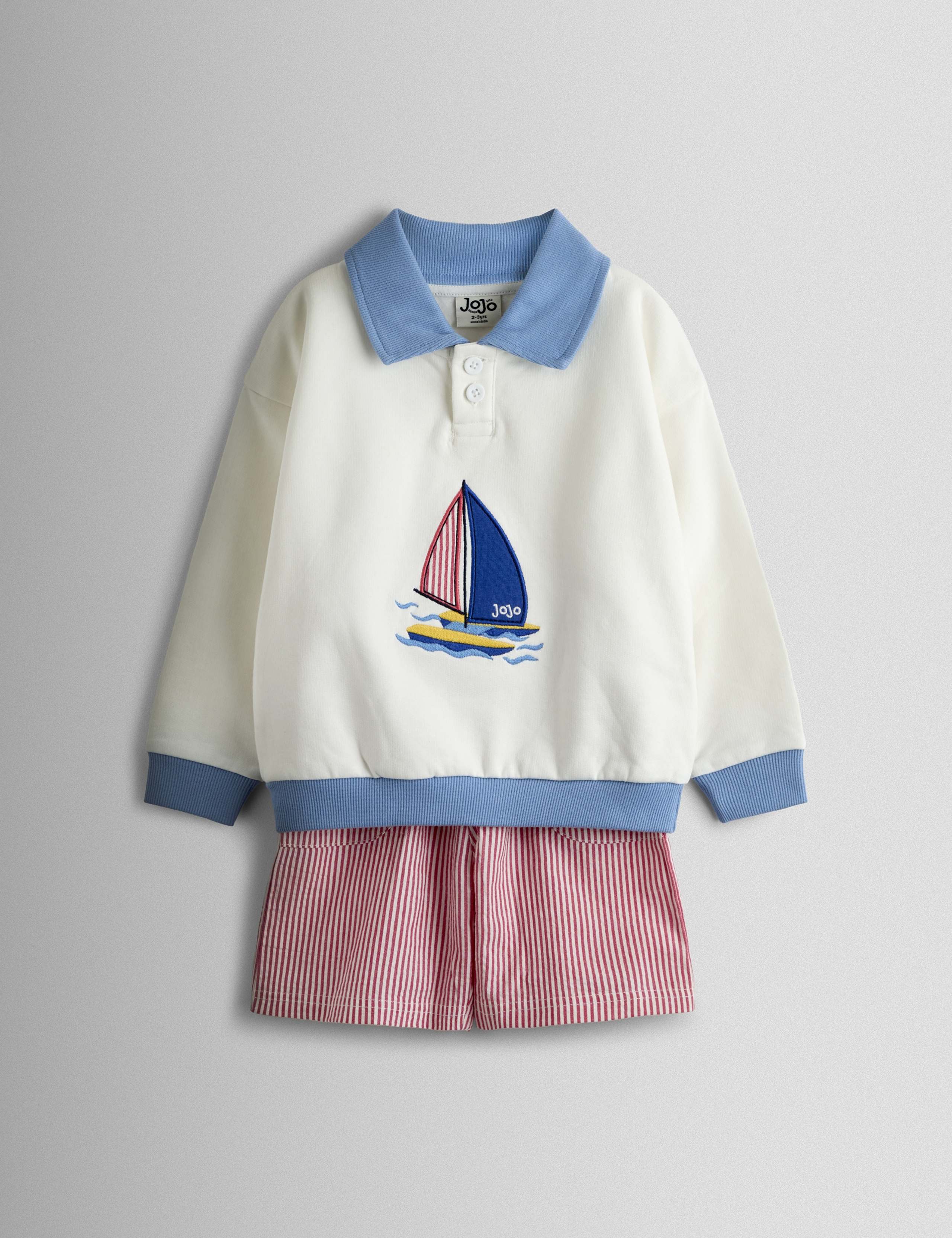 2 Piece Pure Cotton Nautical Outfit (12 Mths - 9 Yrs)
