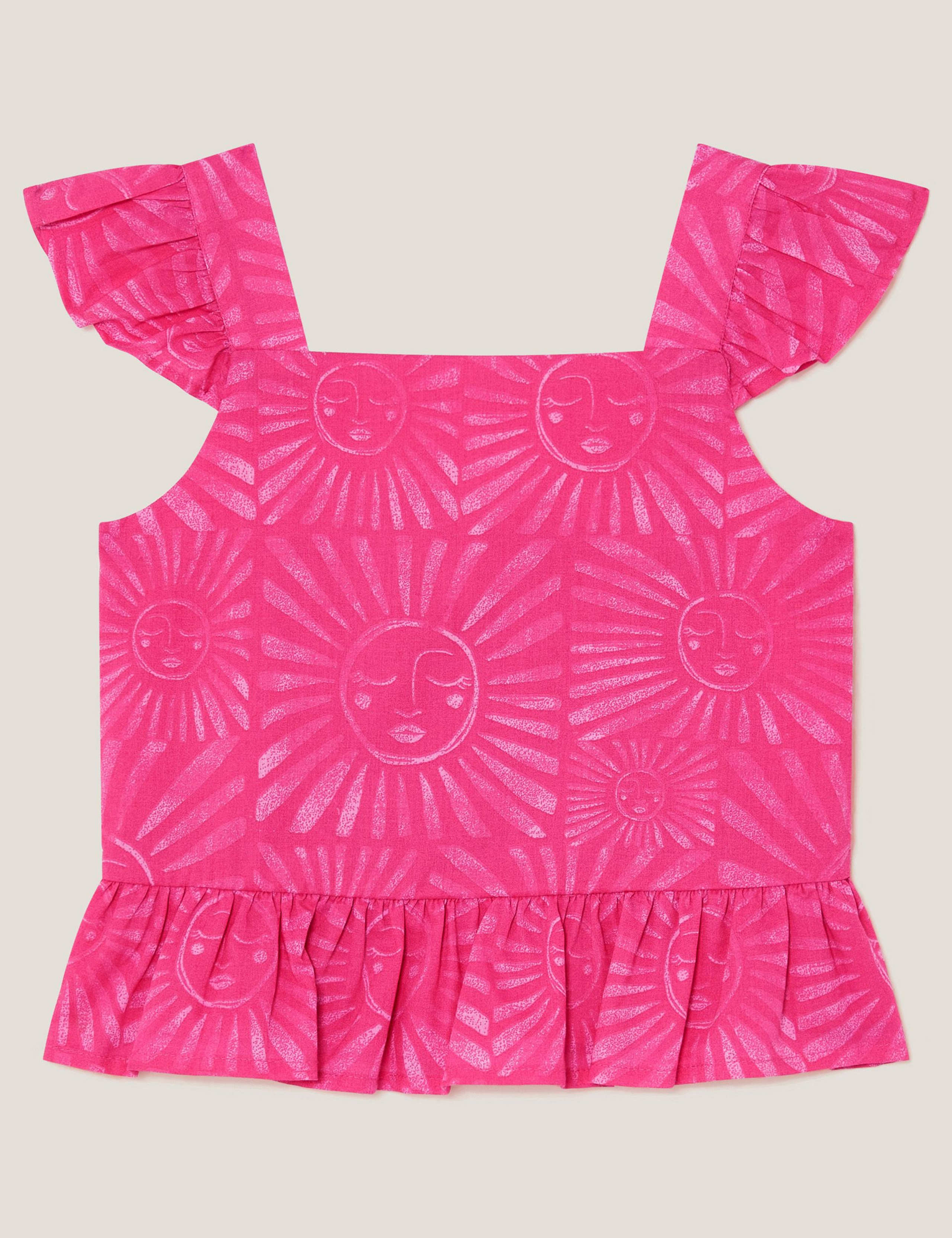 Pure Cotton Cropped Top (3-13 Yrs)