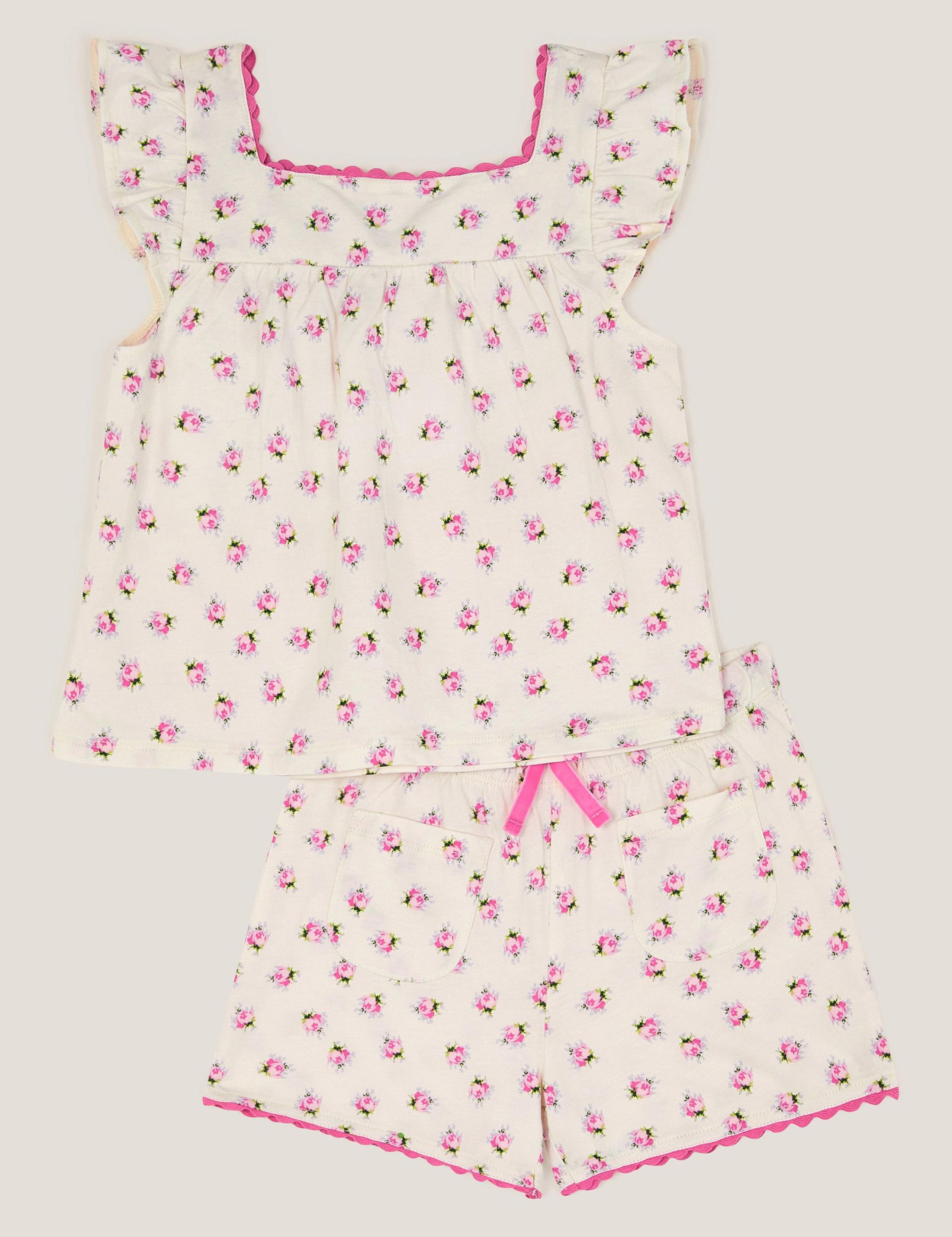 2pc Jersey Floral Pyjamas (2-13 Yrs)