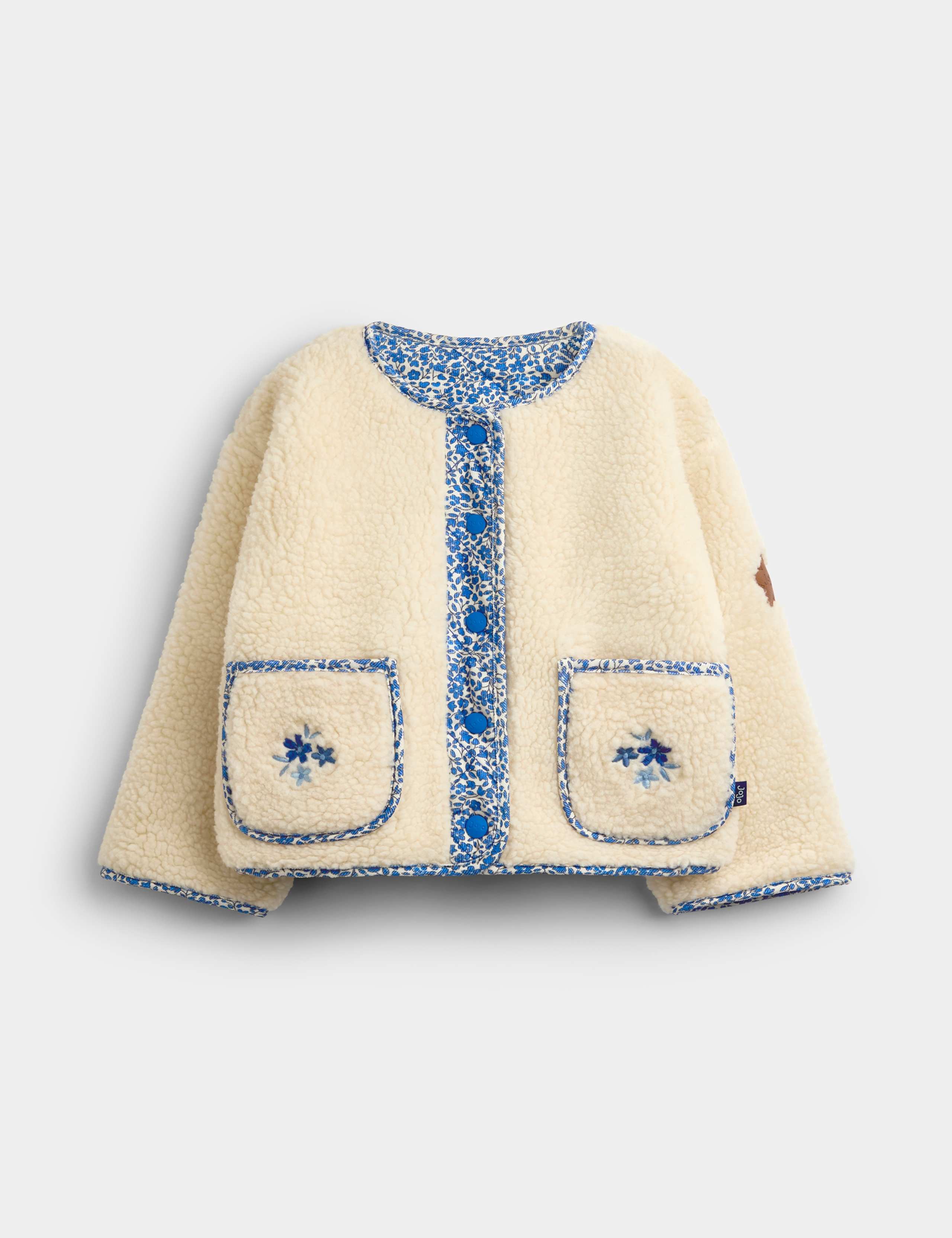 Fleece Floral Reversible Jacket