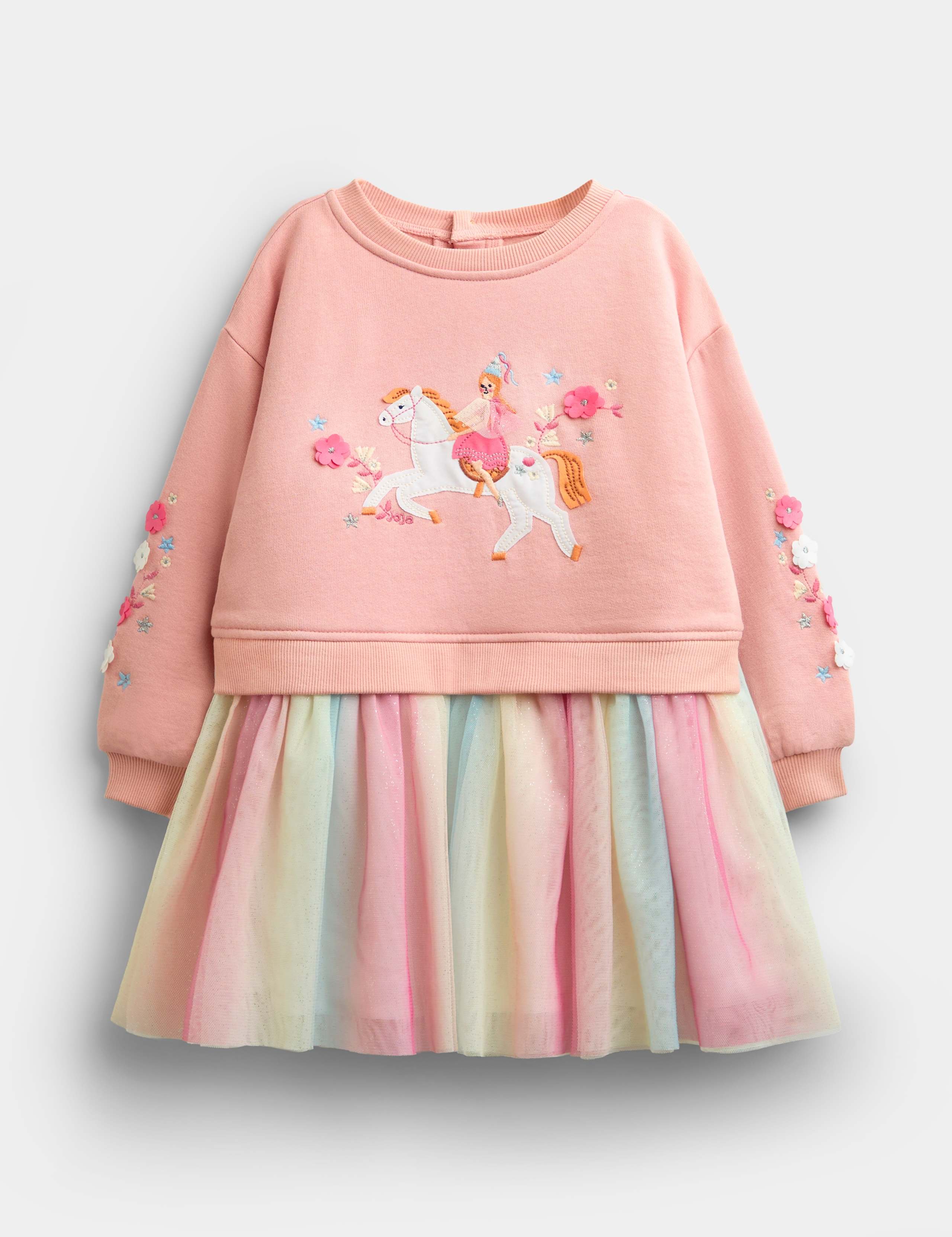 Pure Cotton Unicorn Sweatshirt Dress